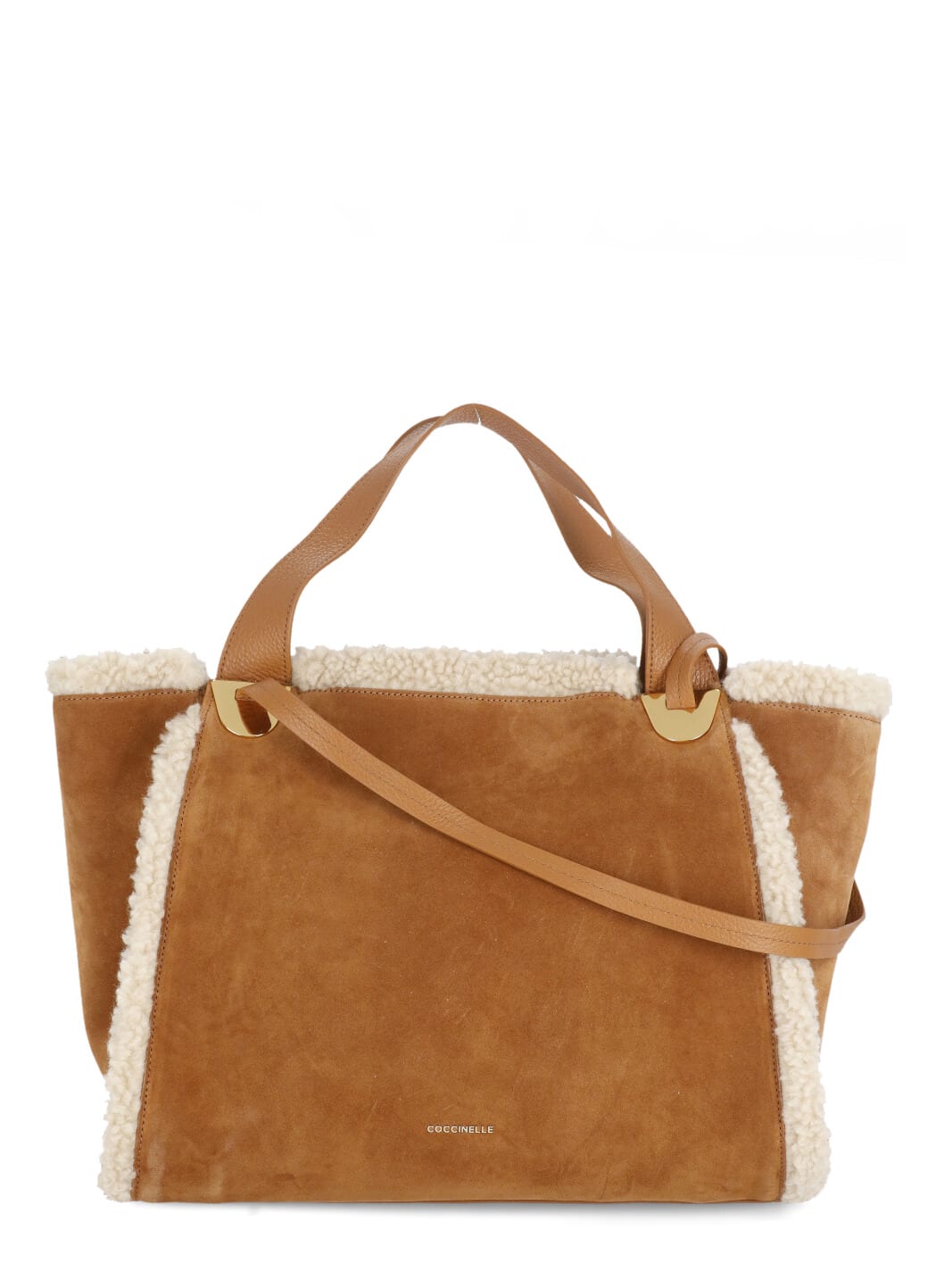 Shop Coccinelle Oliver Eco Shea Bag In Brown