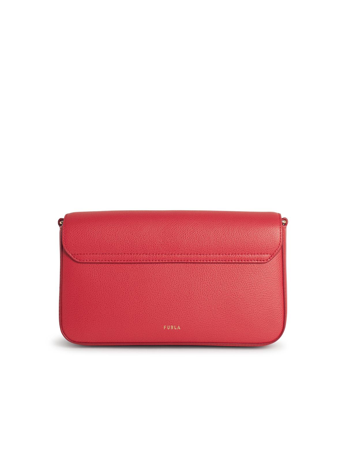 Furla Iride S Crossbody In Red