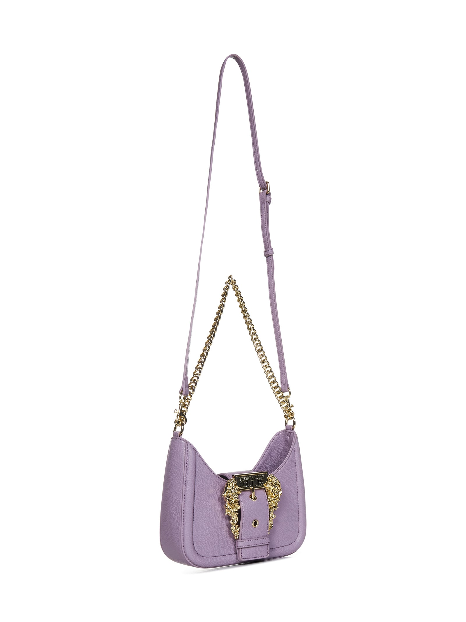 Versace Jeans Couture Shoulder Bag In Lilac