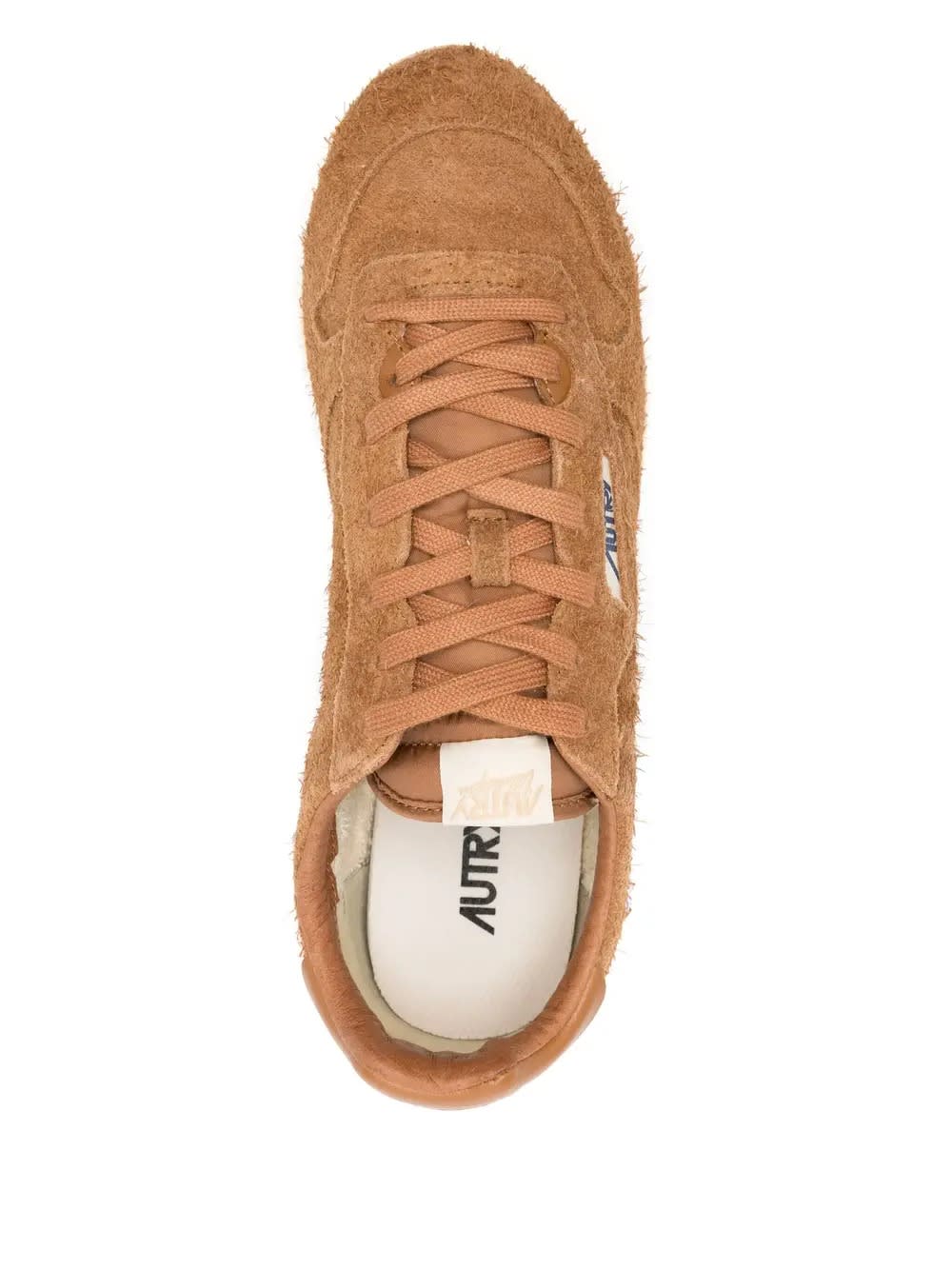 Autry Suede Leather Low Top Sneakers In Brown