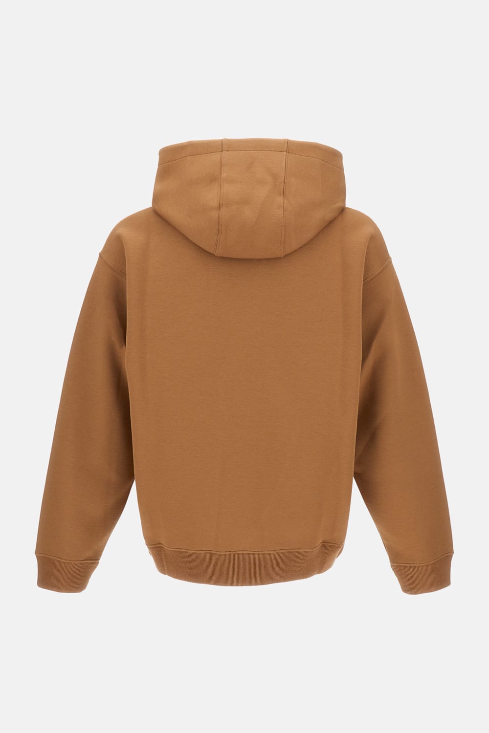 Fendi Cotton Hoodie With Ff Lining Clothing In Brown