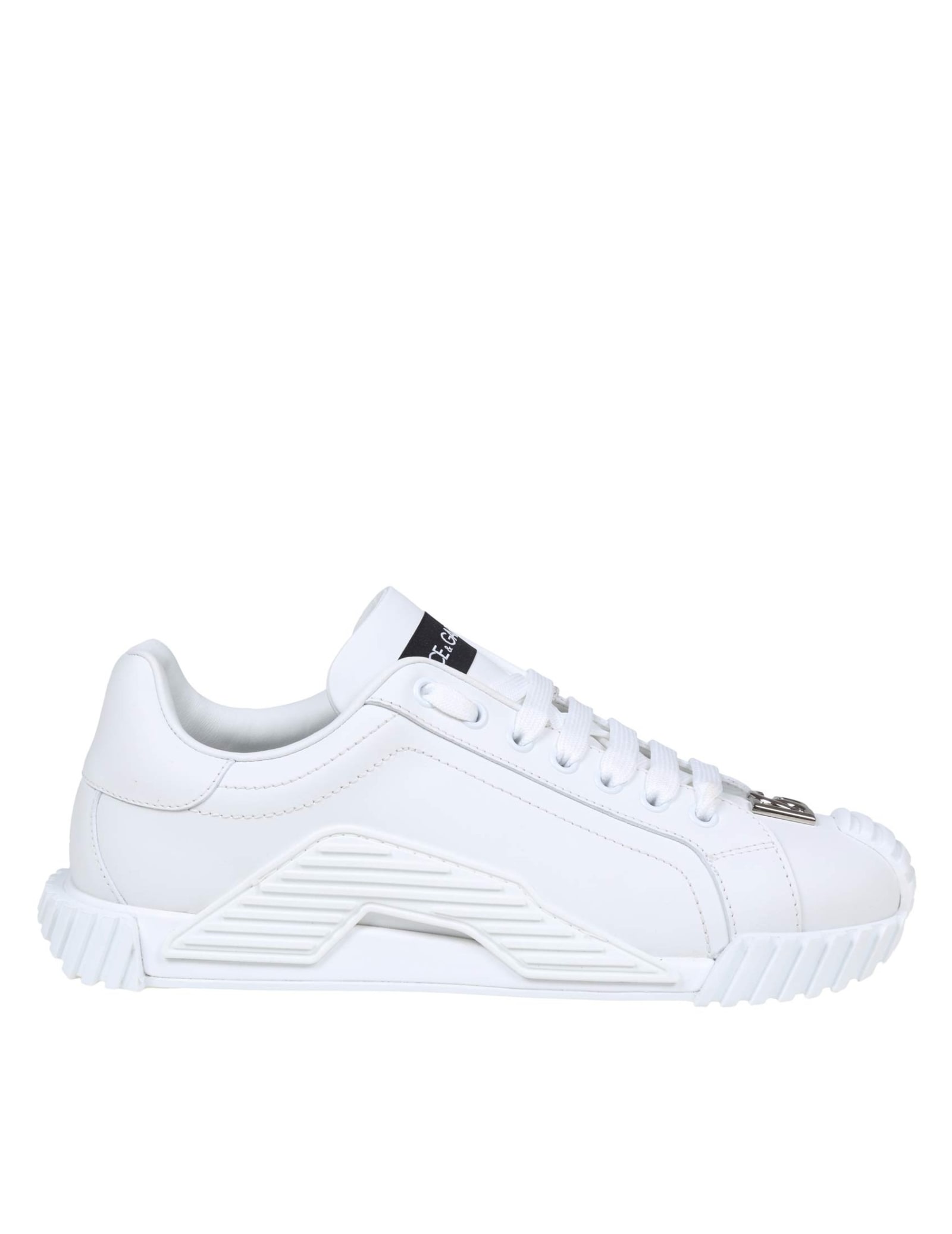 Dolce & Gabbana Sneakers In White Leather