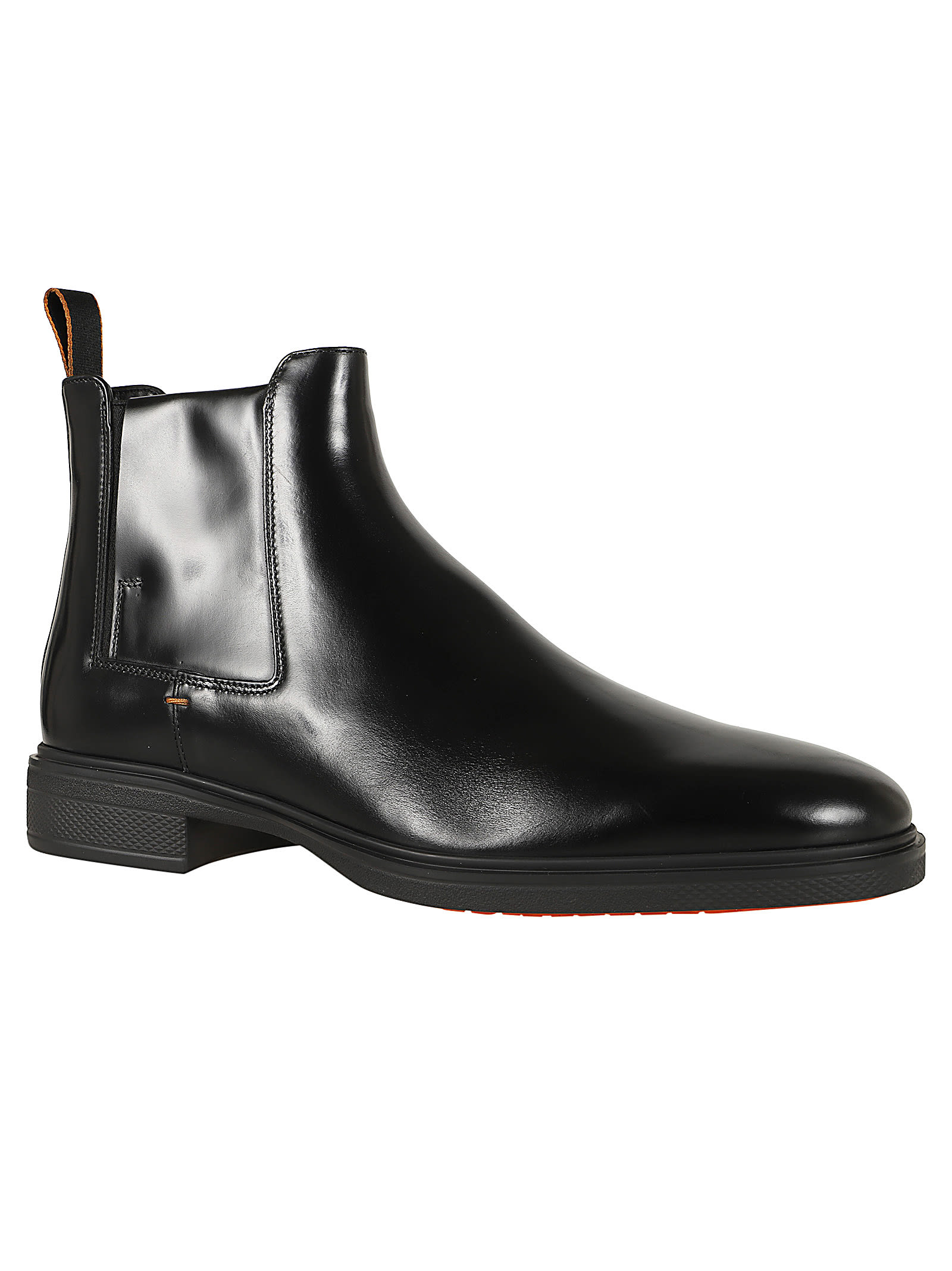 Shop Santoni Easy Men Shoes In Black