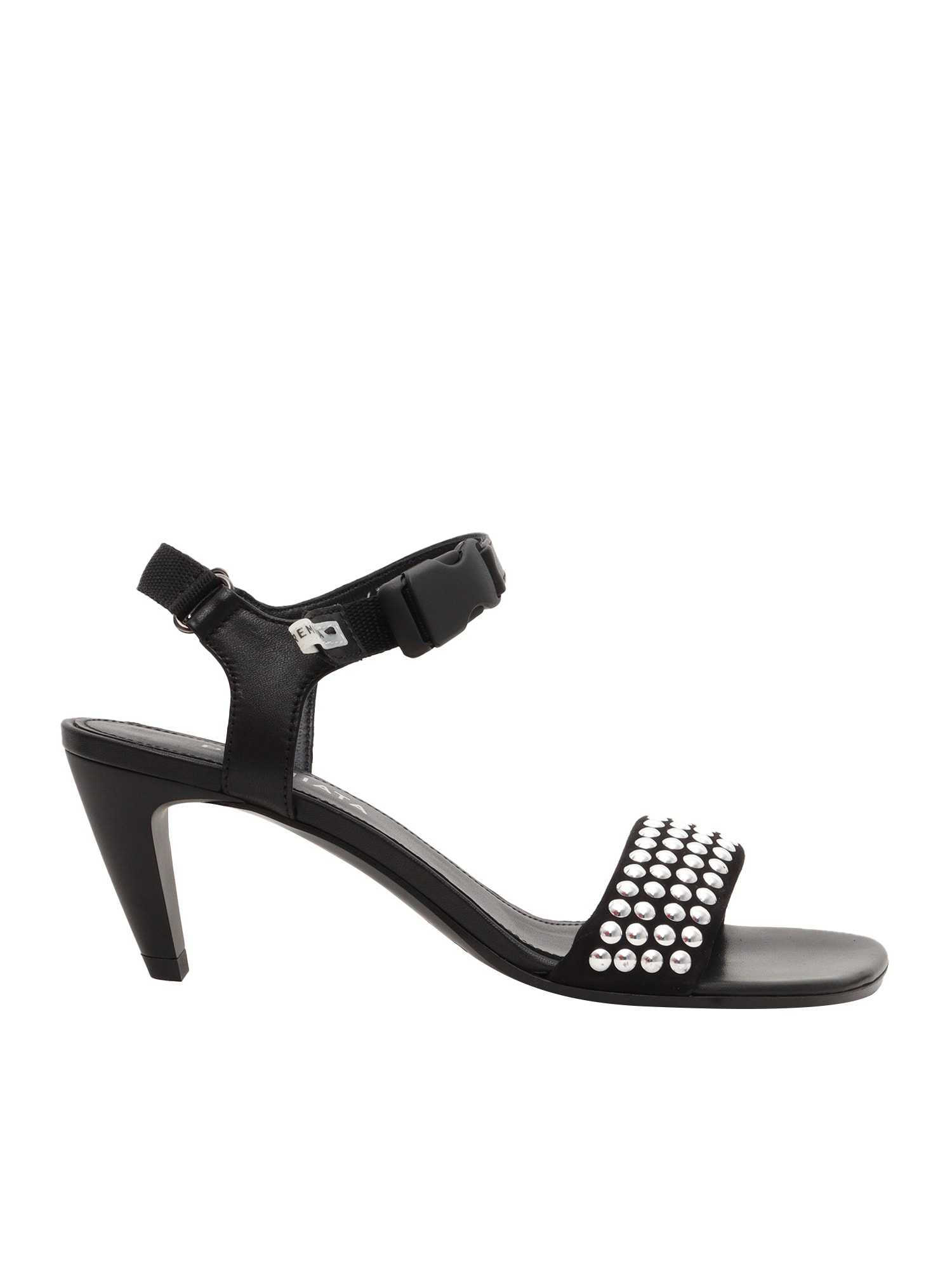 Shop Premiata Black Heeled Sandals