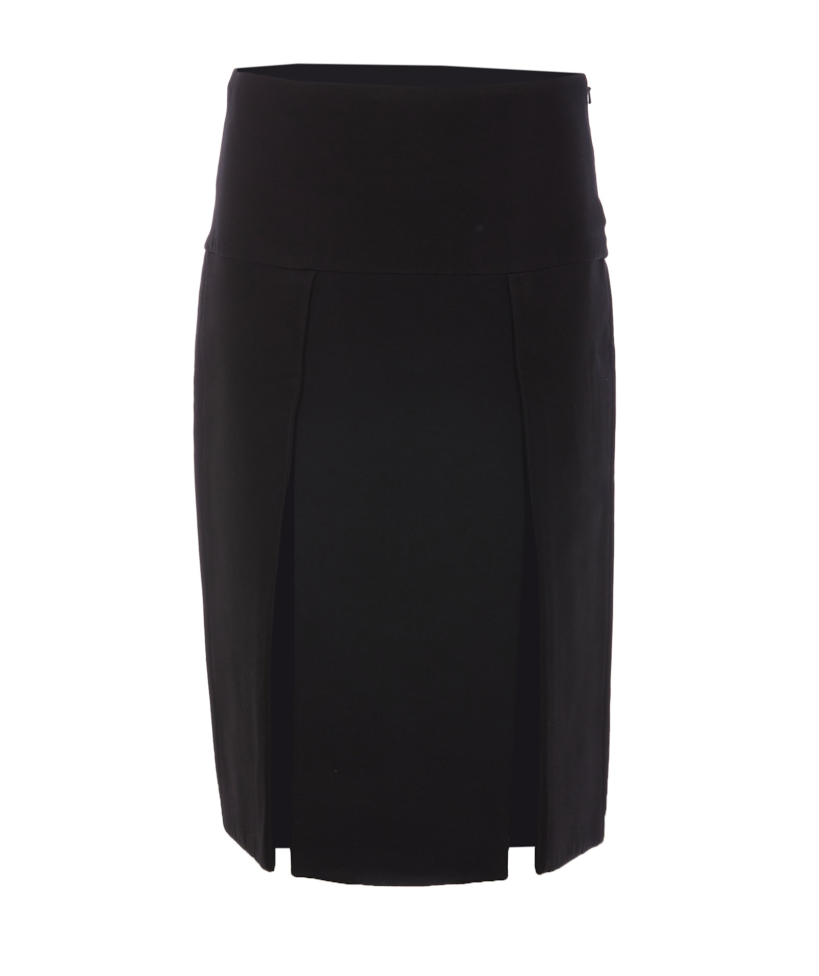 Khaite Kidd Pleated Midi Skirt In Black