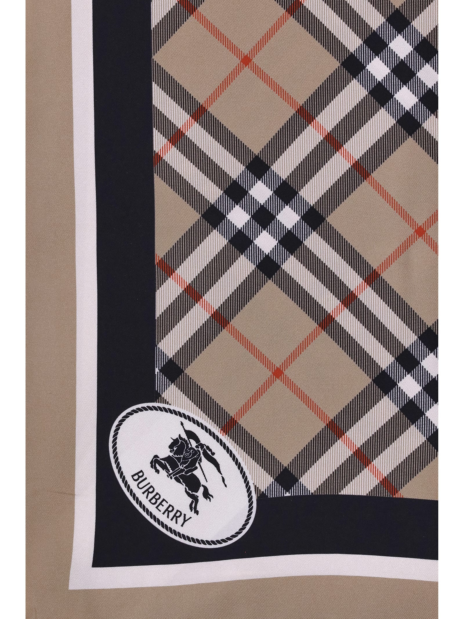 Burberry Women Silk Check Scarf