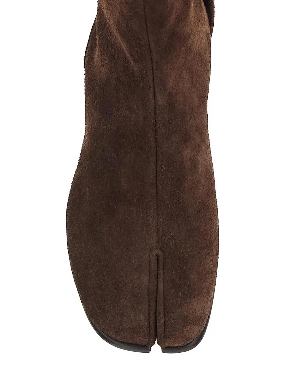 Maison Margiela Leather Tabi Ankle Boots 30