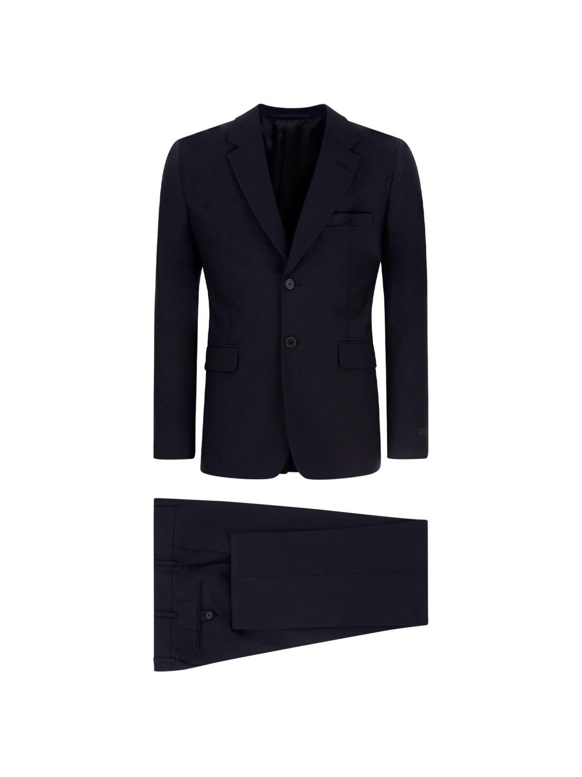 PRADA SINGLE-BREASTED TAILORED TWO-PIECE SUIT