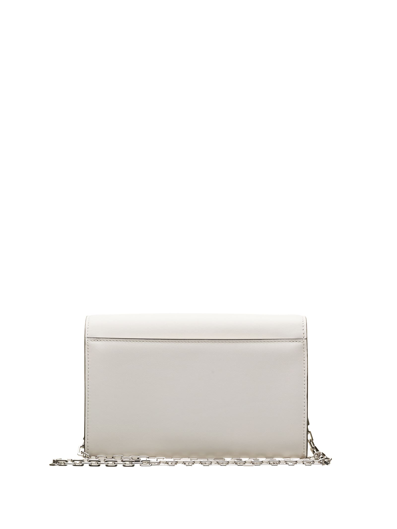 jimmy choo white clutch