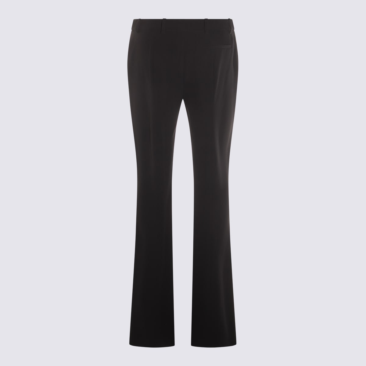 Alexander Mcqueen Casual Flared Leg Trousers With Belt Loops