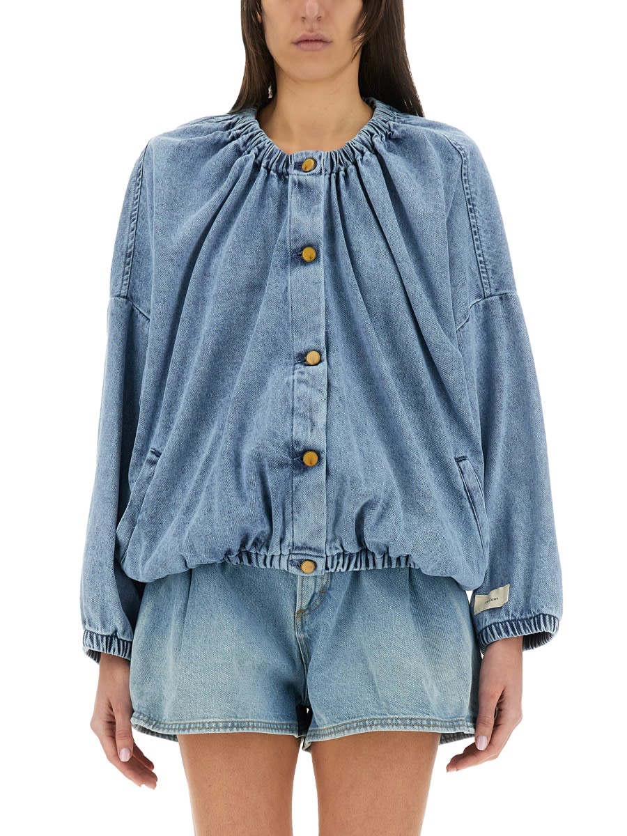 Denim Bomber Jacket