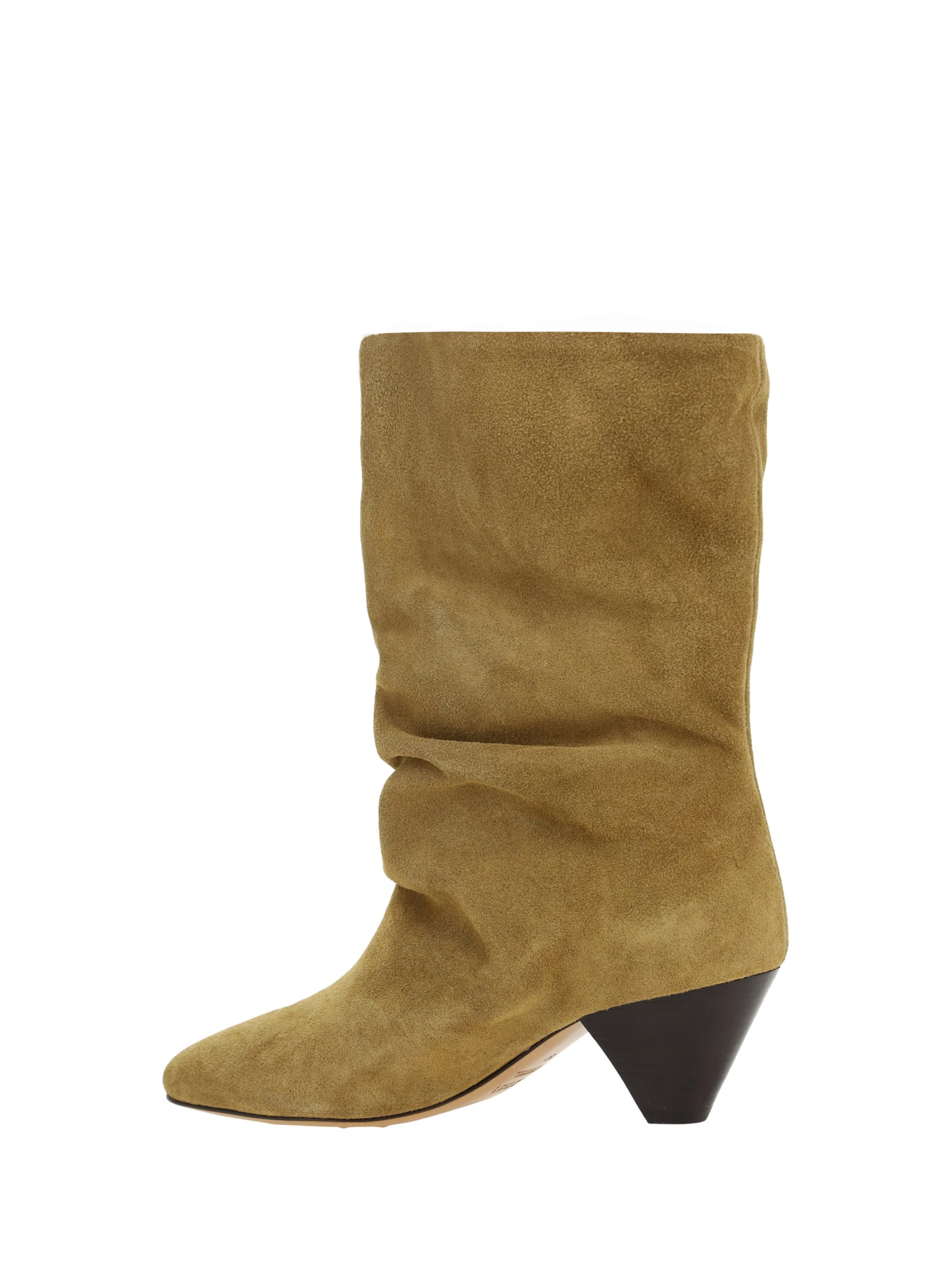 Shop Isabel Marant Reachi Boots In Taupe