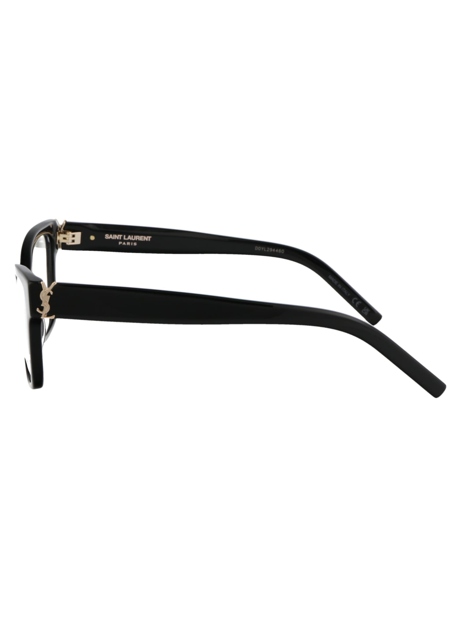 Saint Laurent Sl M116 Glasses In 001 Black Black Transparent