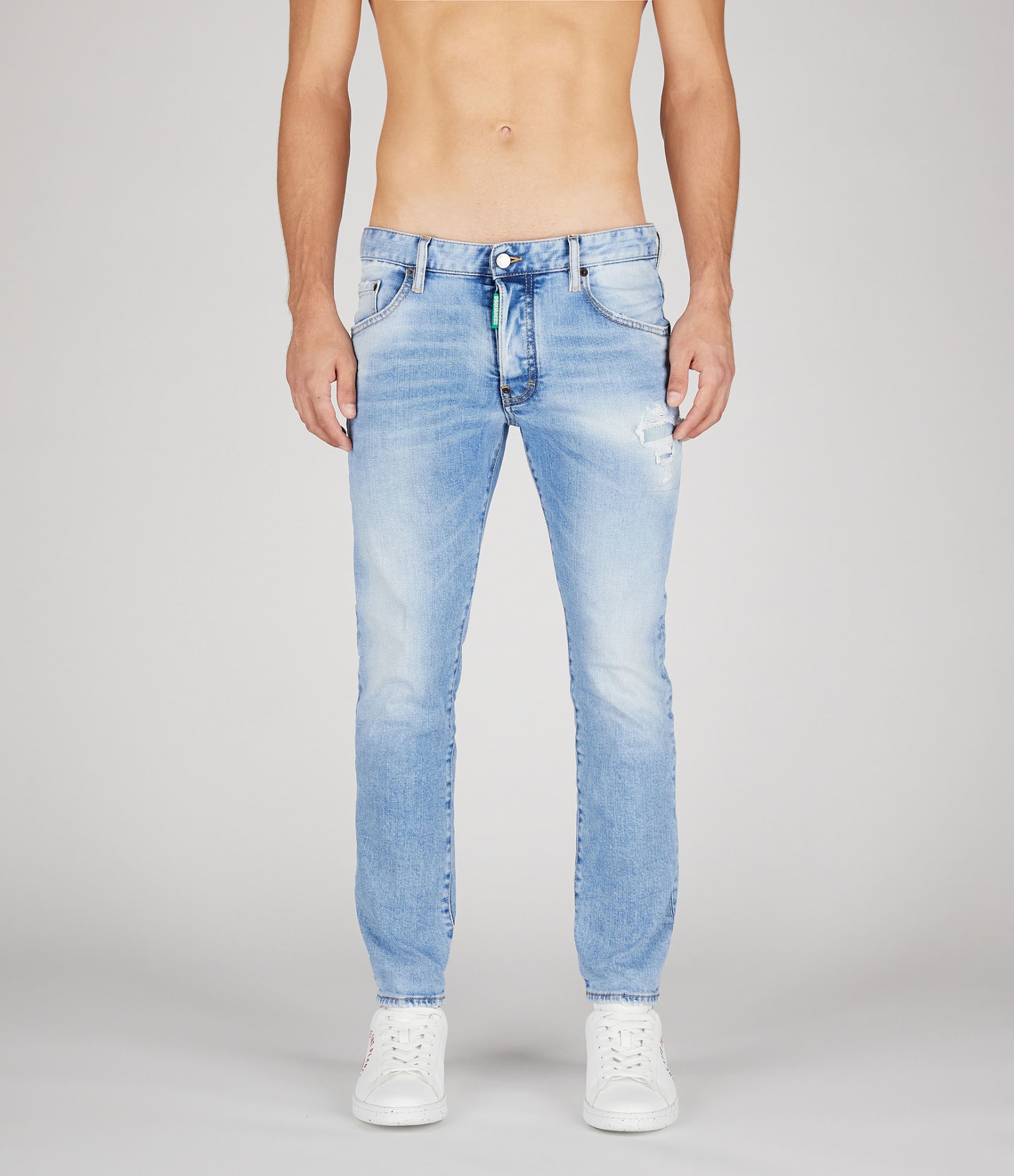 Light Blue Five-pocket Jeans