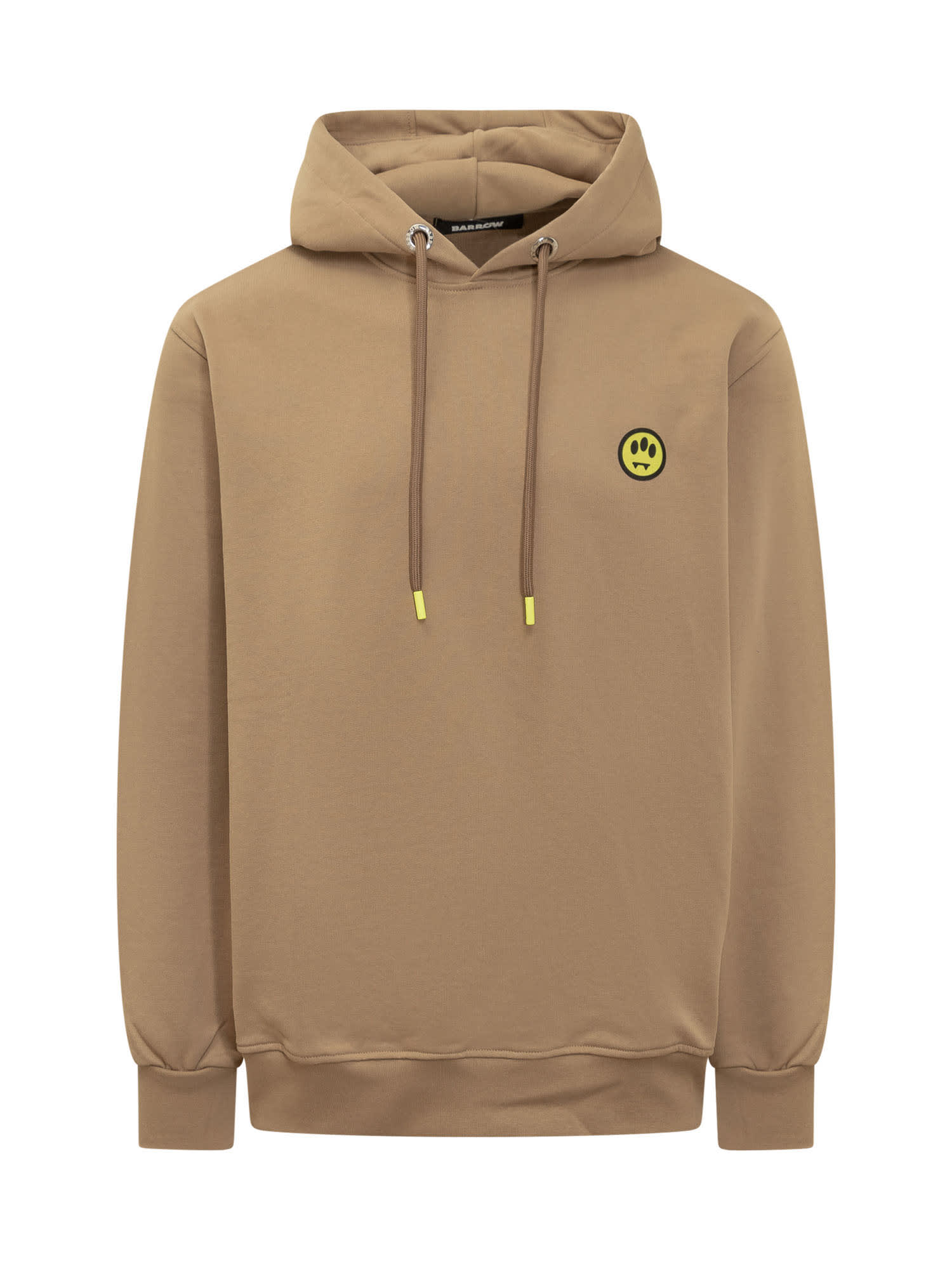 Barrow Hoodie With Logo In Tannin