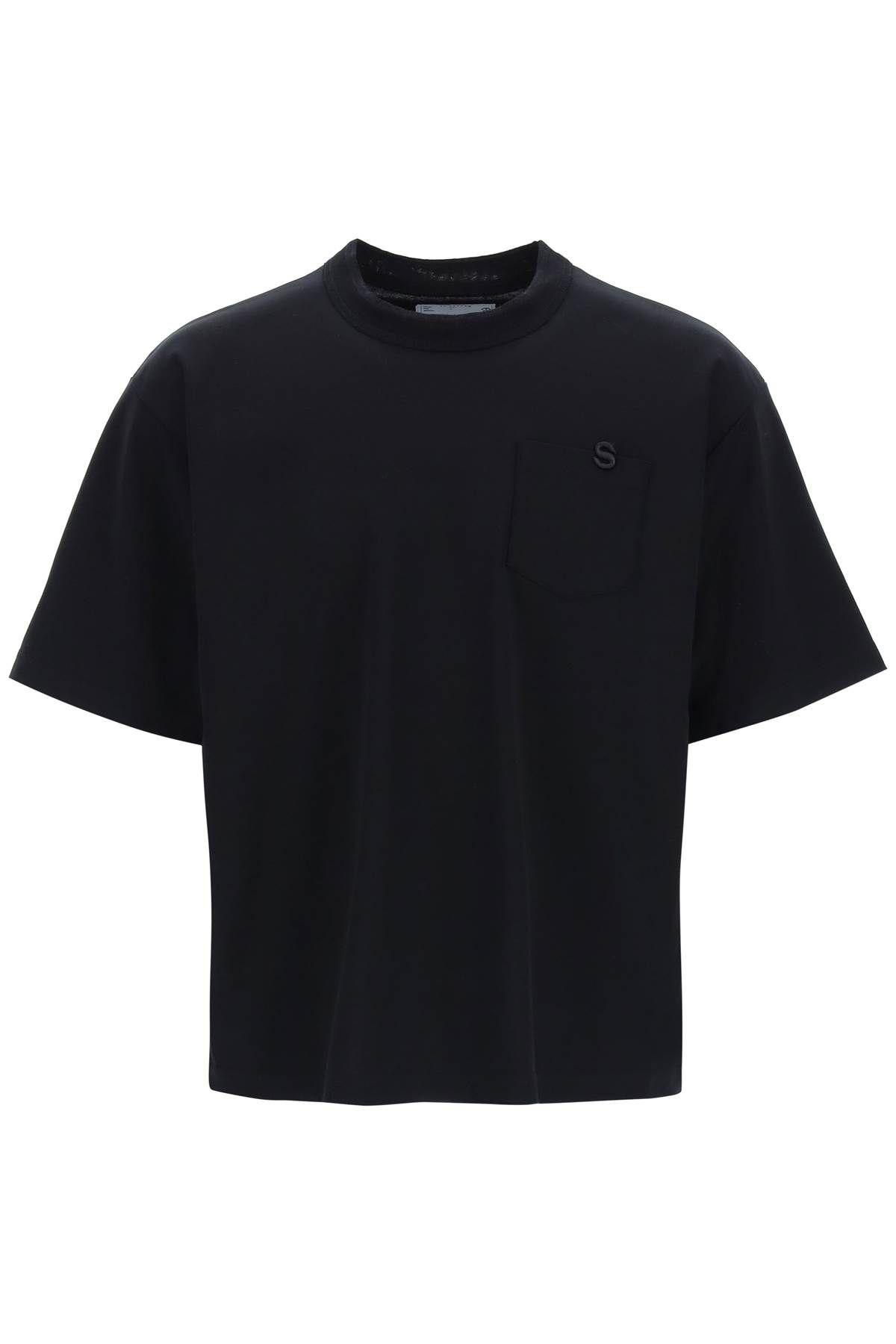 SACAI OVERSIZED T-SHIRT WITH CHEST POCKET