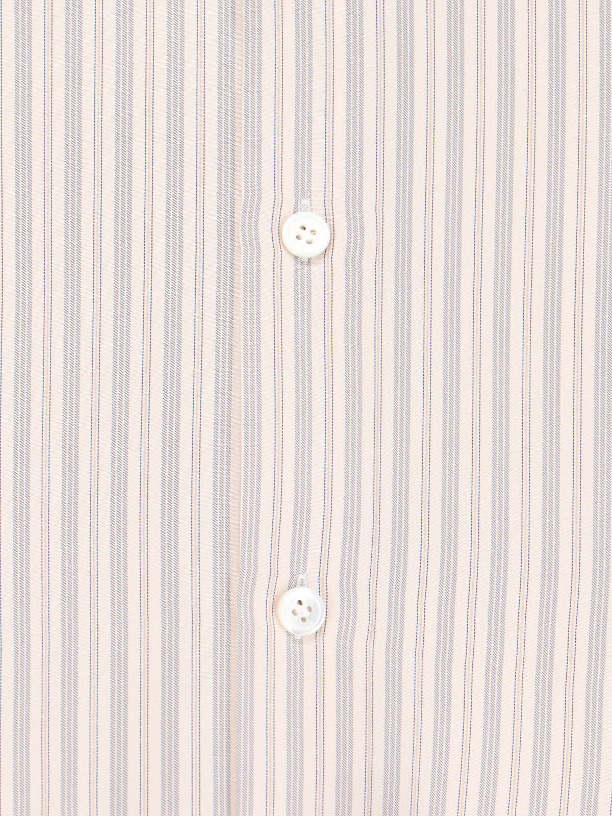 Rohe Róhe Classic Button-up Silk Shirt With Vertical Stripes In White
