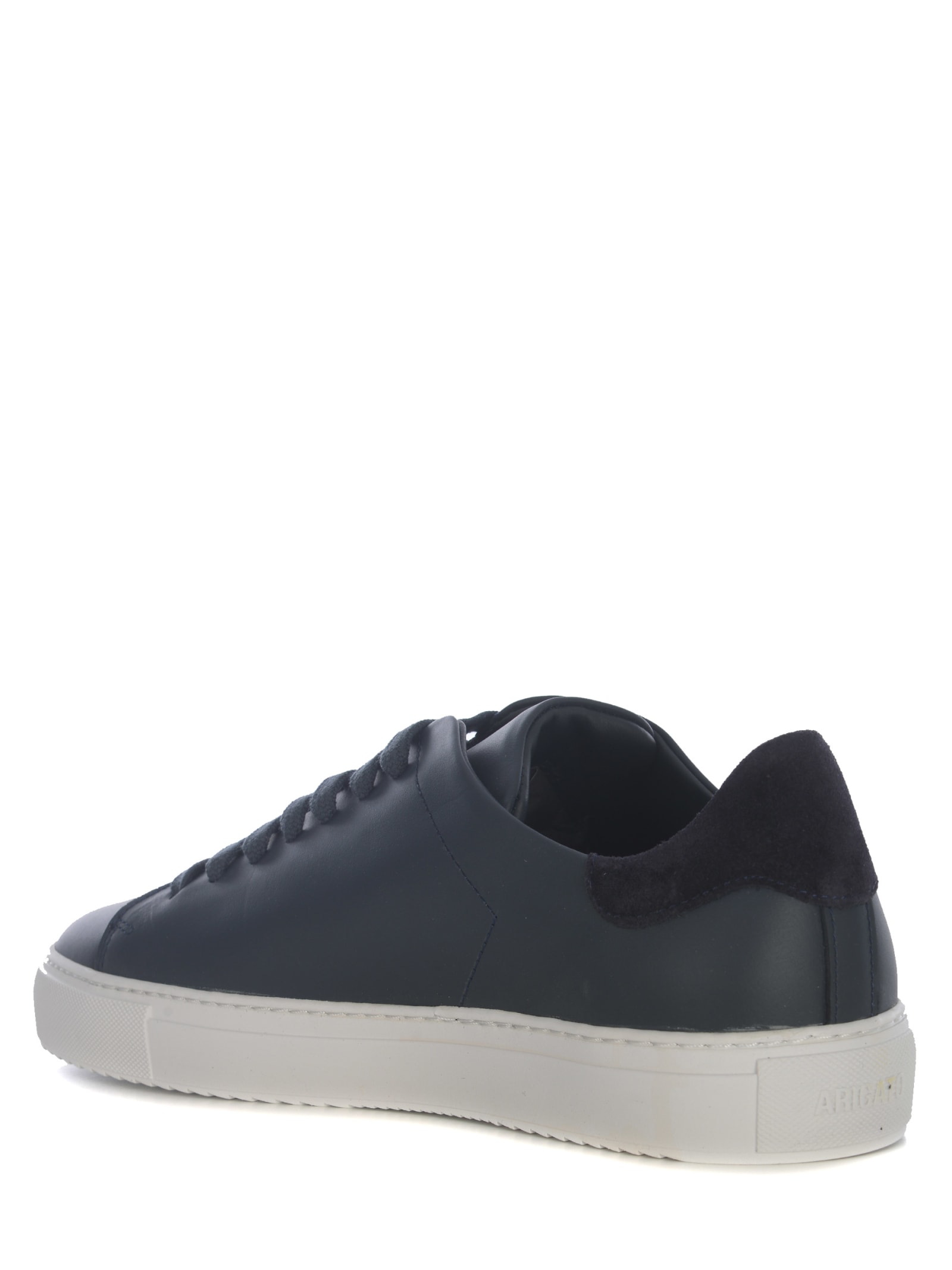 Shop Axel Arigato Sneakers  Clean 90 Made Of Leather In Blu Scuro