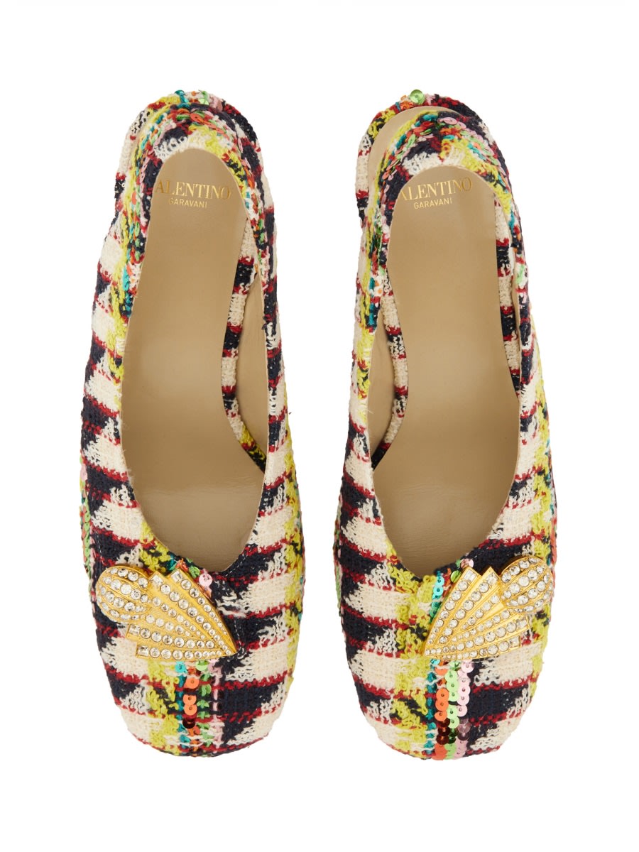 Valentino 60mm Adamantine Sequin-embellished Pumps In Multi
