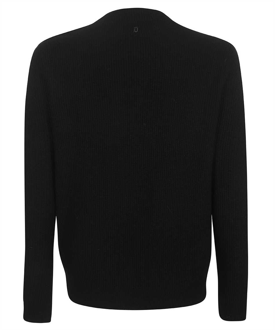 Shop Dondup Long Sleeve Sweater In Black