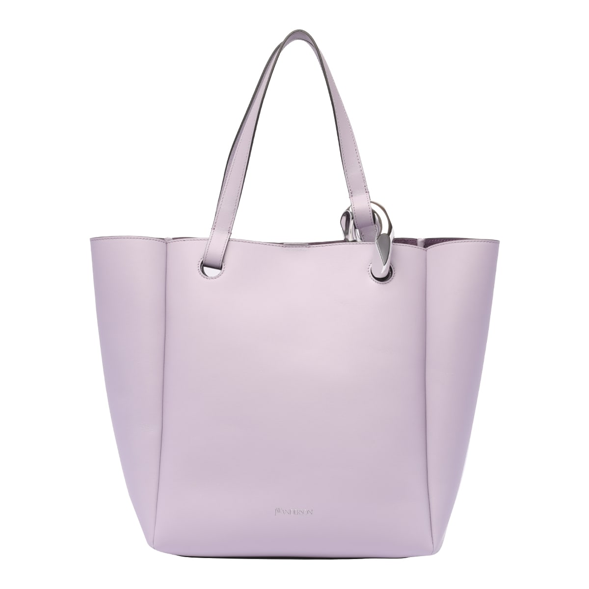 Shop Jw Anderson Chain Cabas Hand Bag In Lilac