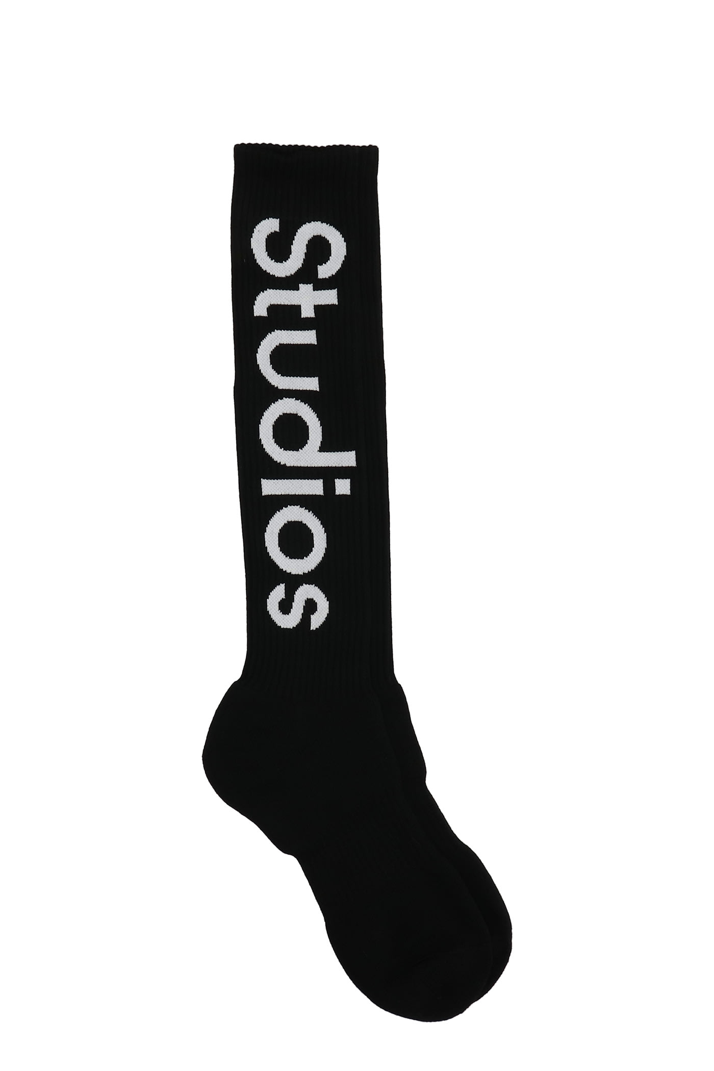 Acne Studios Socks In Black Cotton