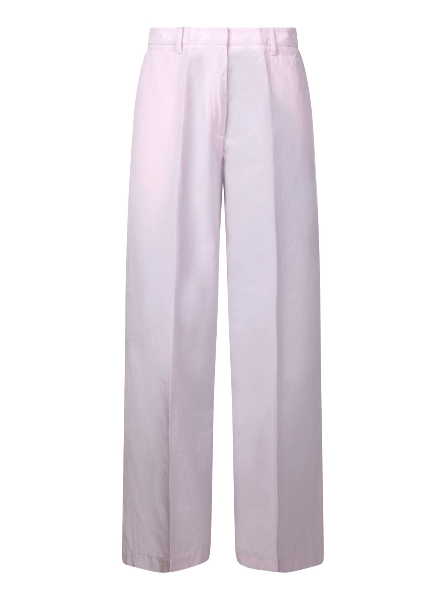 Forte_Forte Pink Taffeta Chino Pants