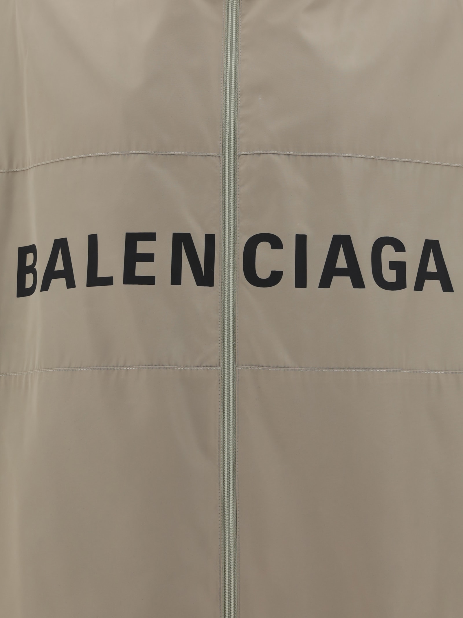 Shop Balenciaga Jacket In Beige