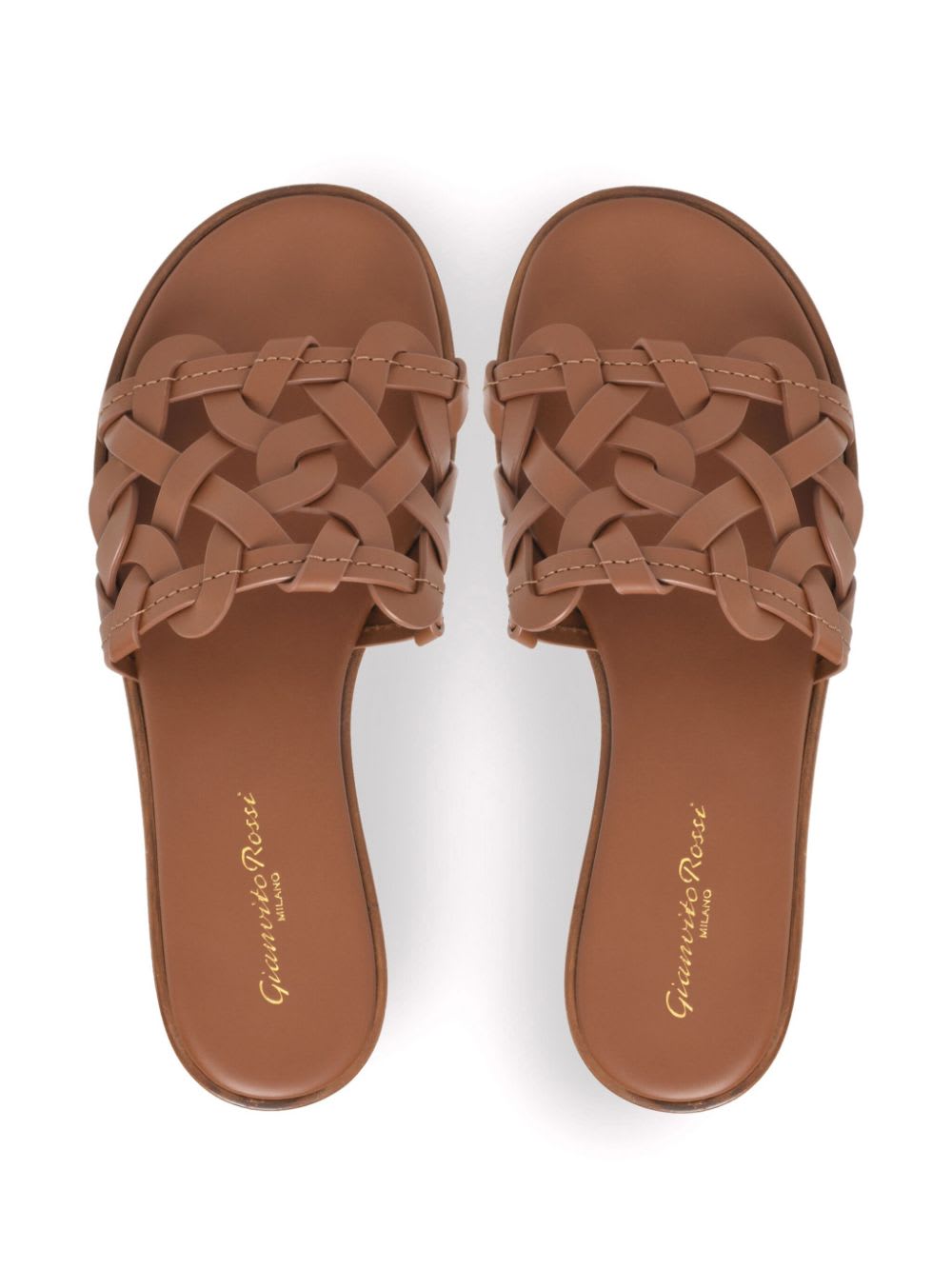 Gianvito Rossi Amalfi Sandal In Brown