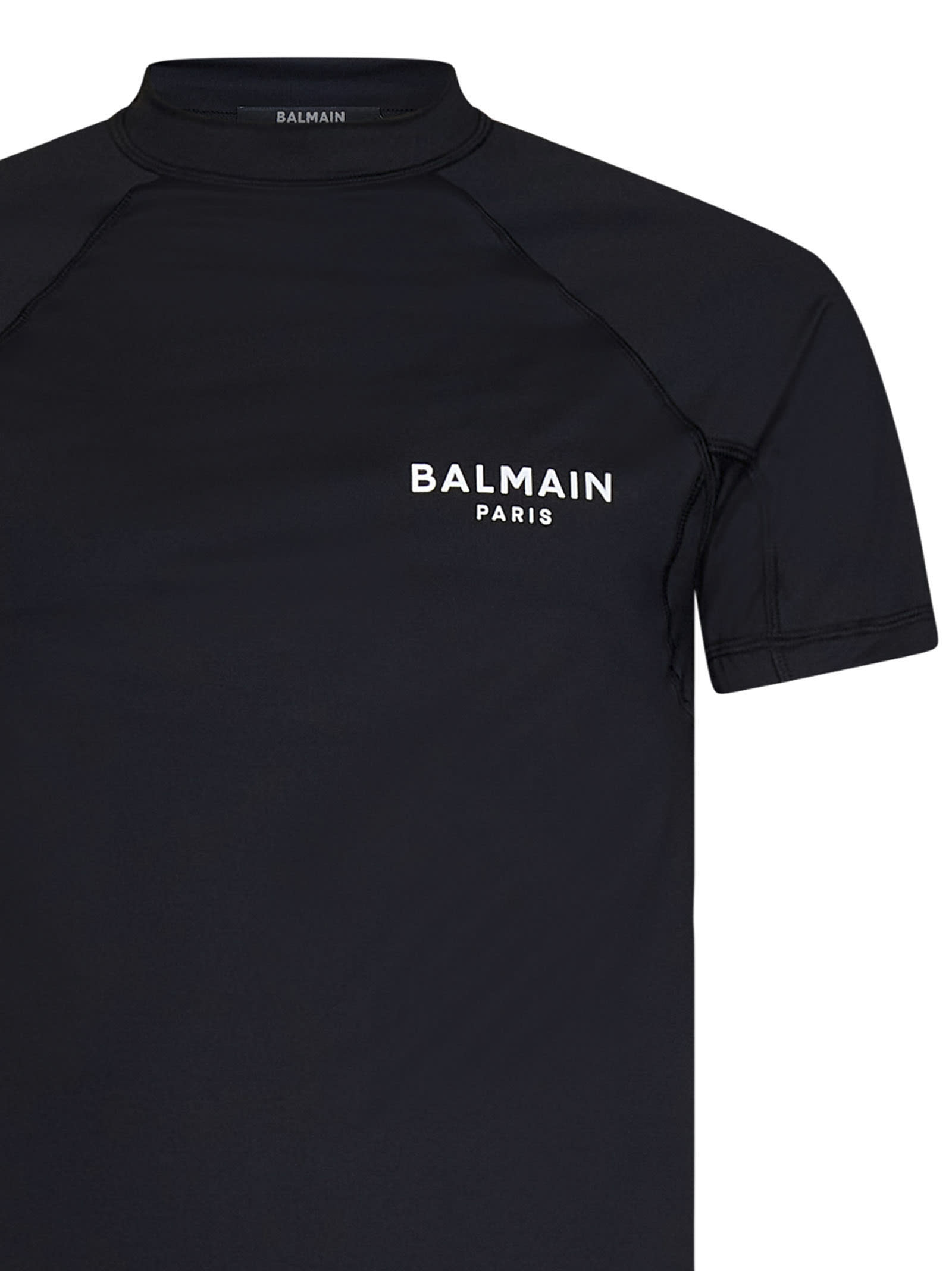 Shop Balmain T-shirt In Black