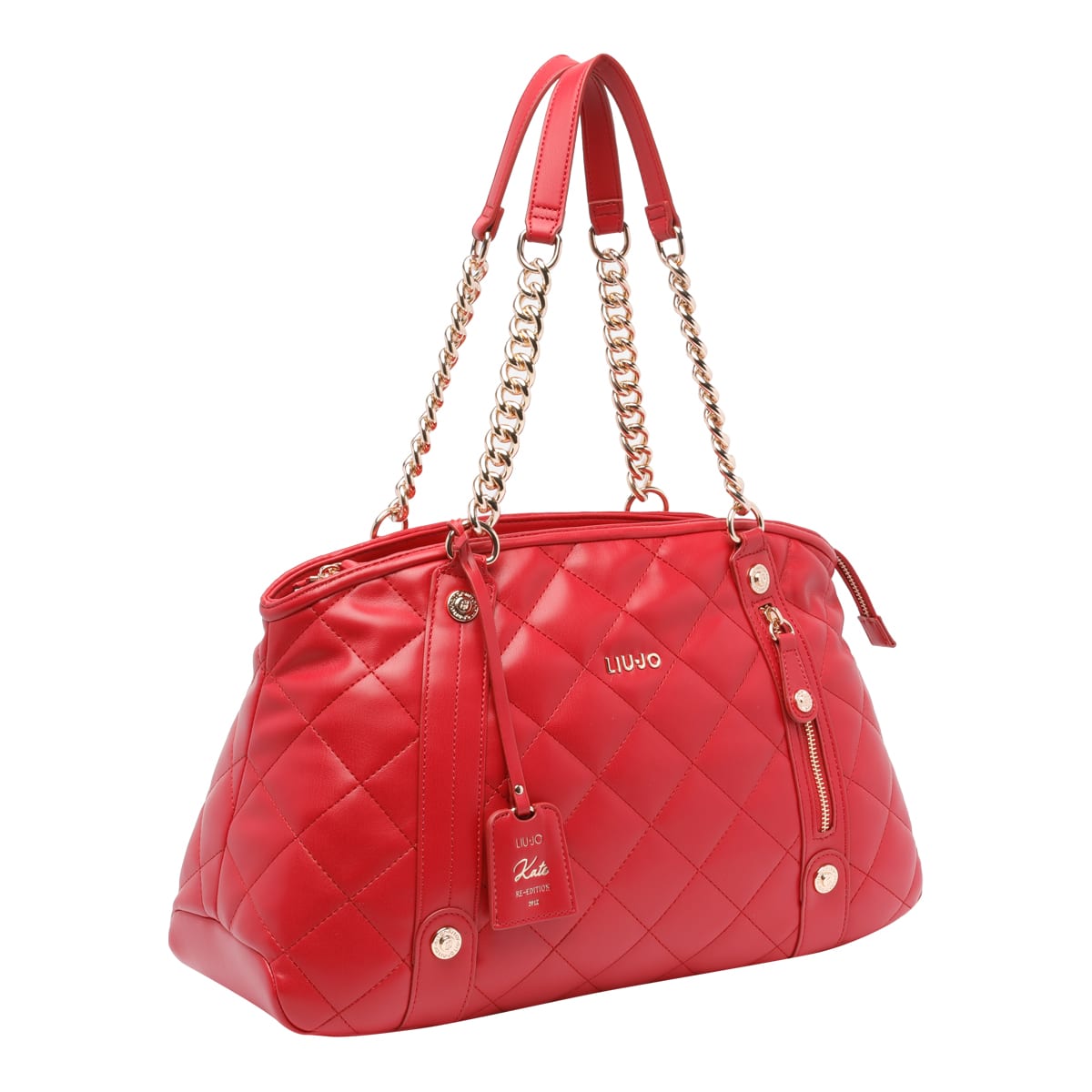 Liu •jo Liu Jo Quilted Cherry Red Bag In Red