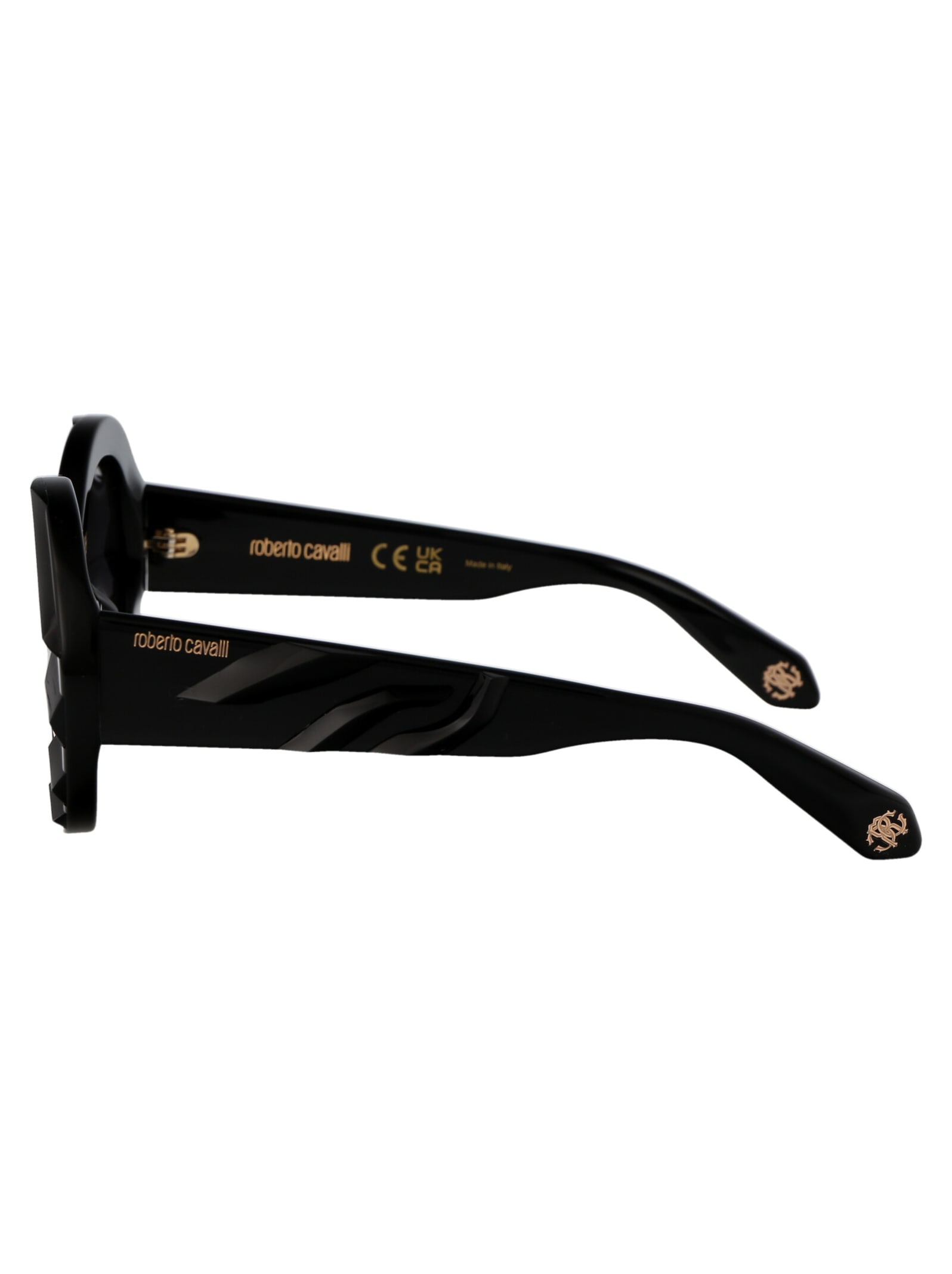 Roberto Cavalli Src010v Sunglasses In Black