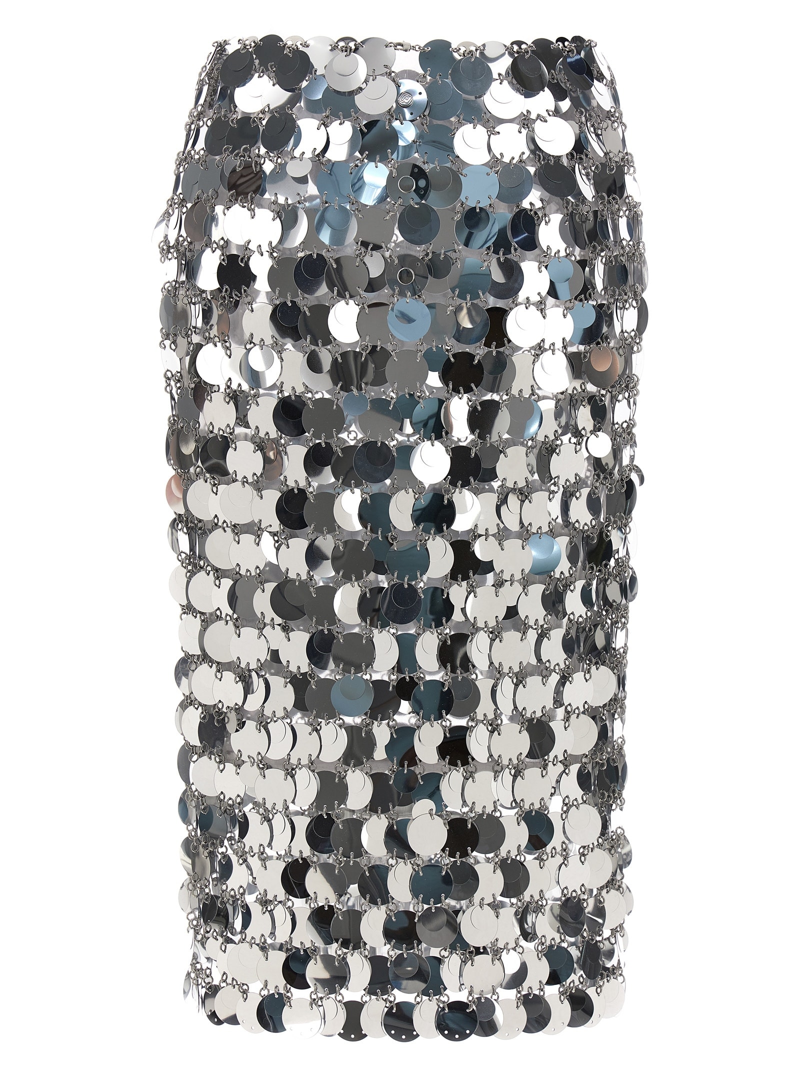 RABANNE MAXI SEQUIN SKIRT 