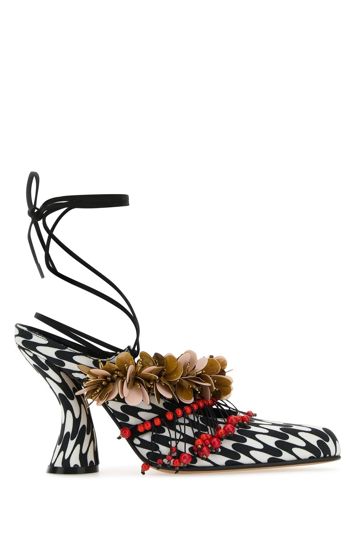 Shop Dries Van Noten Scarpe Con Tacco In Red