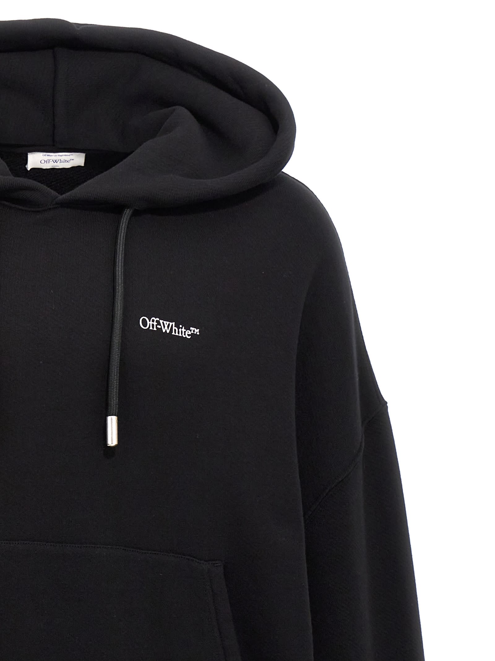 Shop Off-white 3d Logo Hoodie In White/black