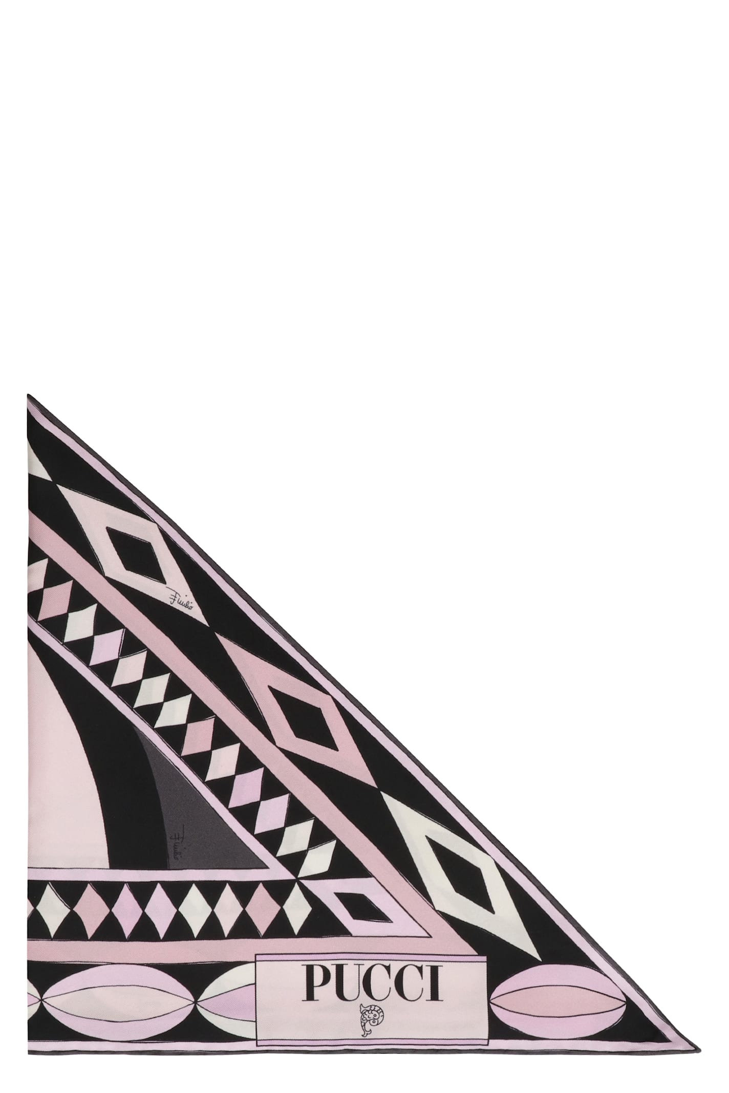 Pucci Printed Silk Scarf In Multi