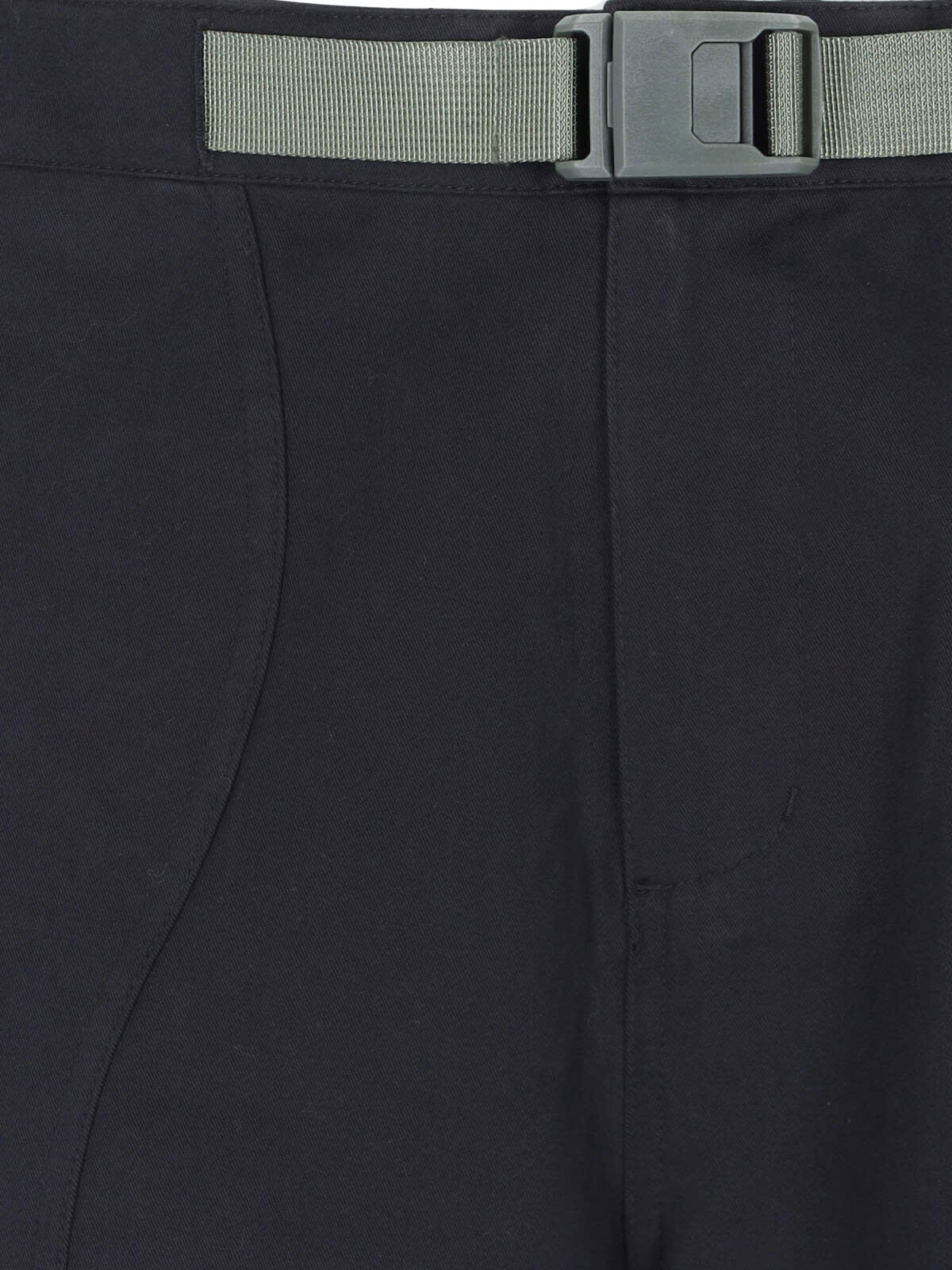 Shop Dime Belt Detail Pants In Black