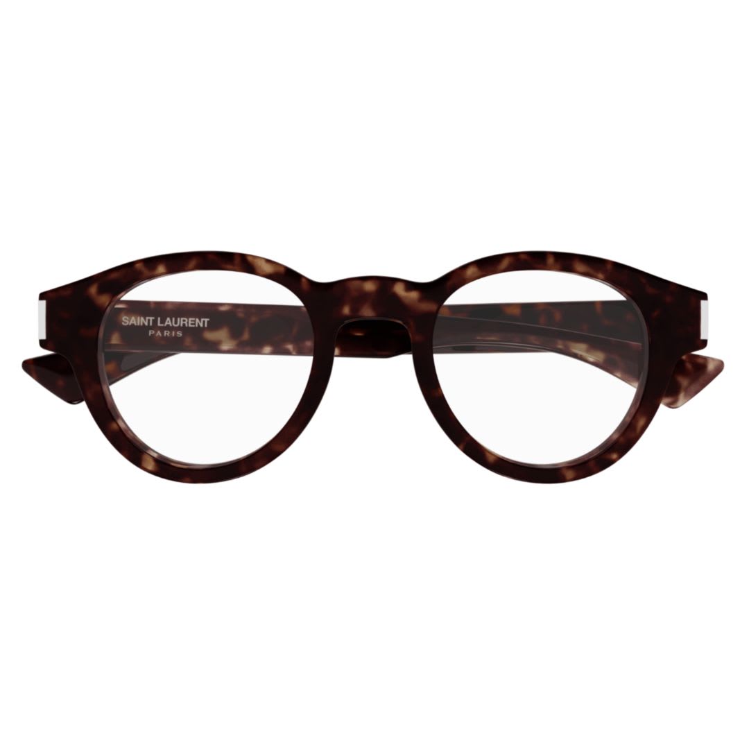 Saint Laurent Sl 792002-havana-crystal-transparent In Brown