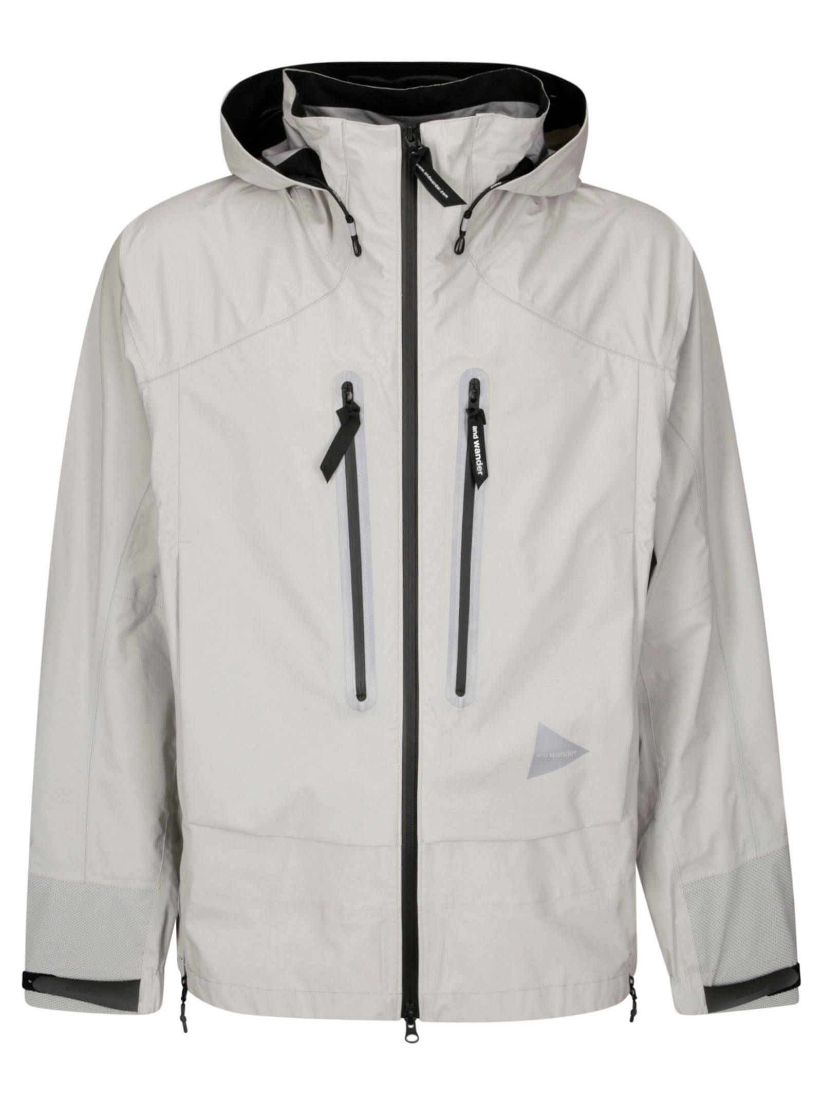 Shop And Wander 1 Pertex Shield Rain Jacket In L.gray