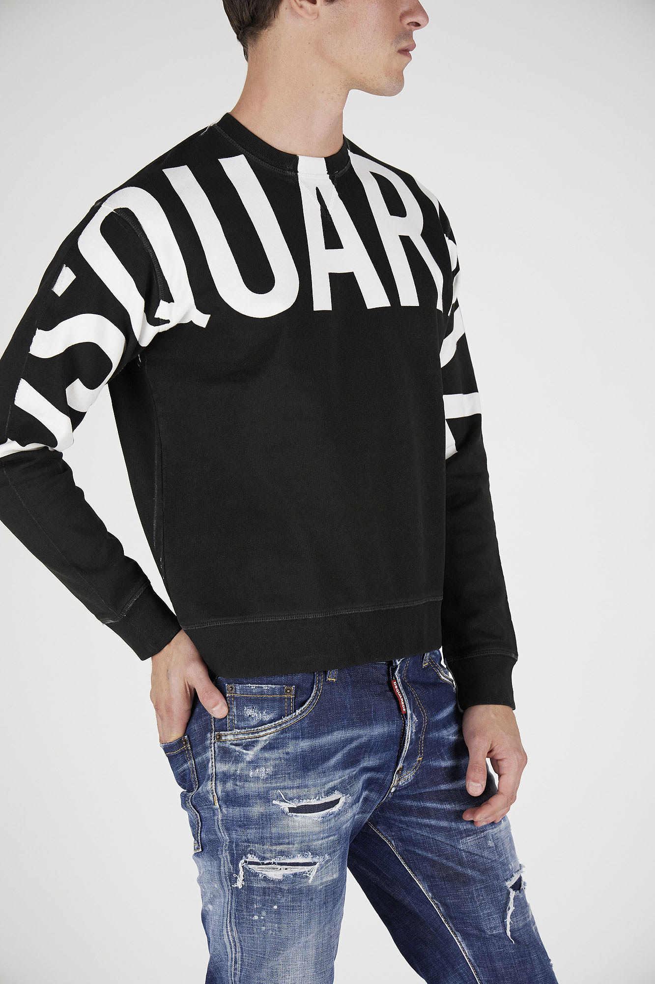 Shop Dsquared2 Sweatshirt In Black