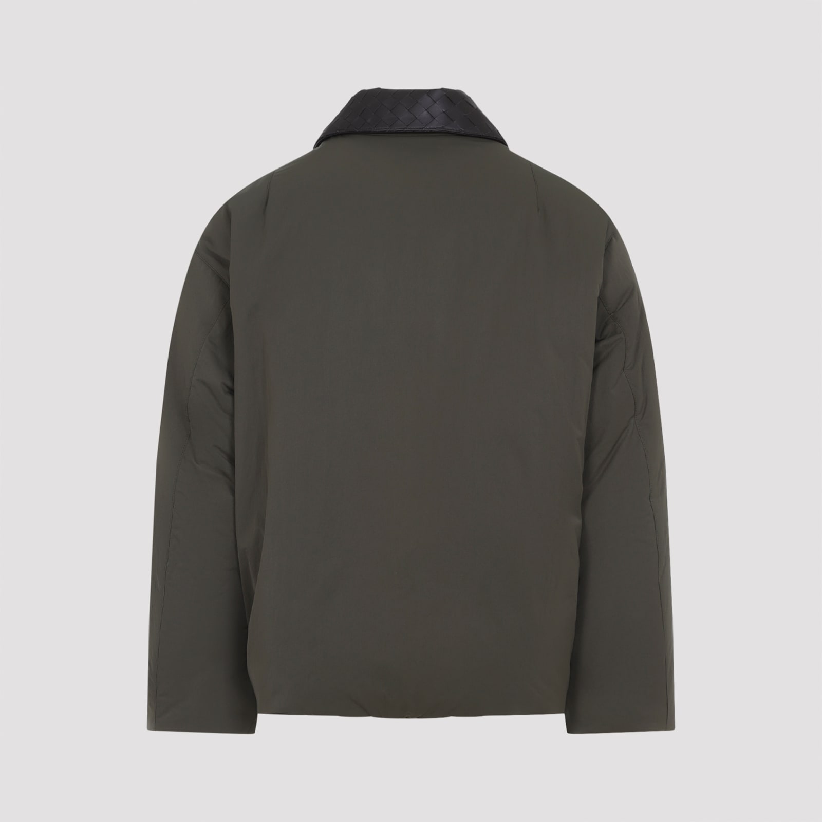 Bottega Veneta Insulated Jacket With Quilted Collar And Pockets In Multi
