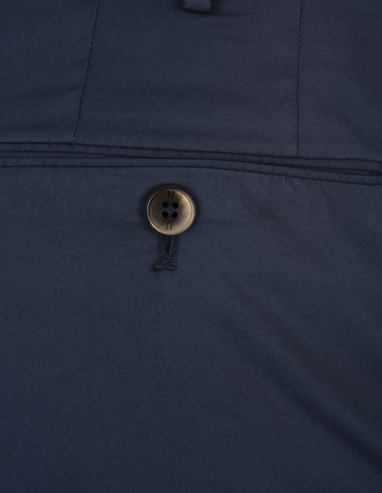 Shop Pt01 Blue Stretch Cotton Classic Trousers