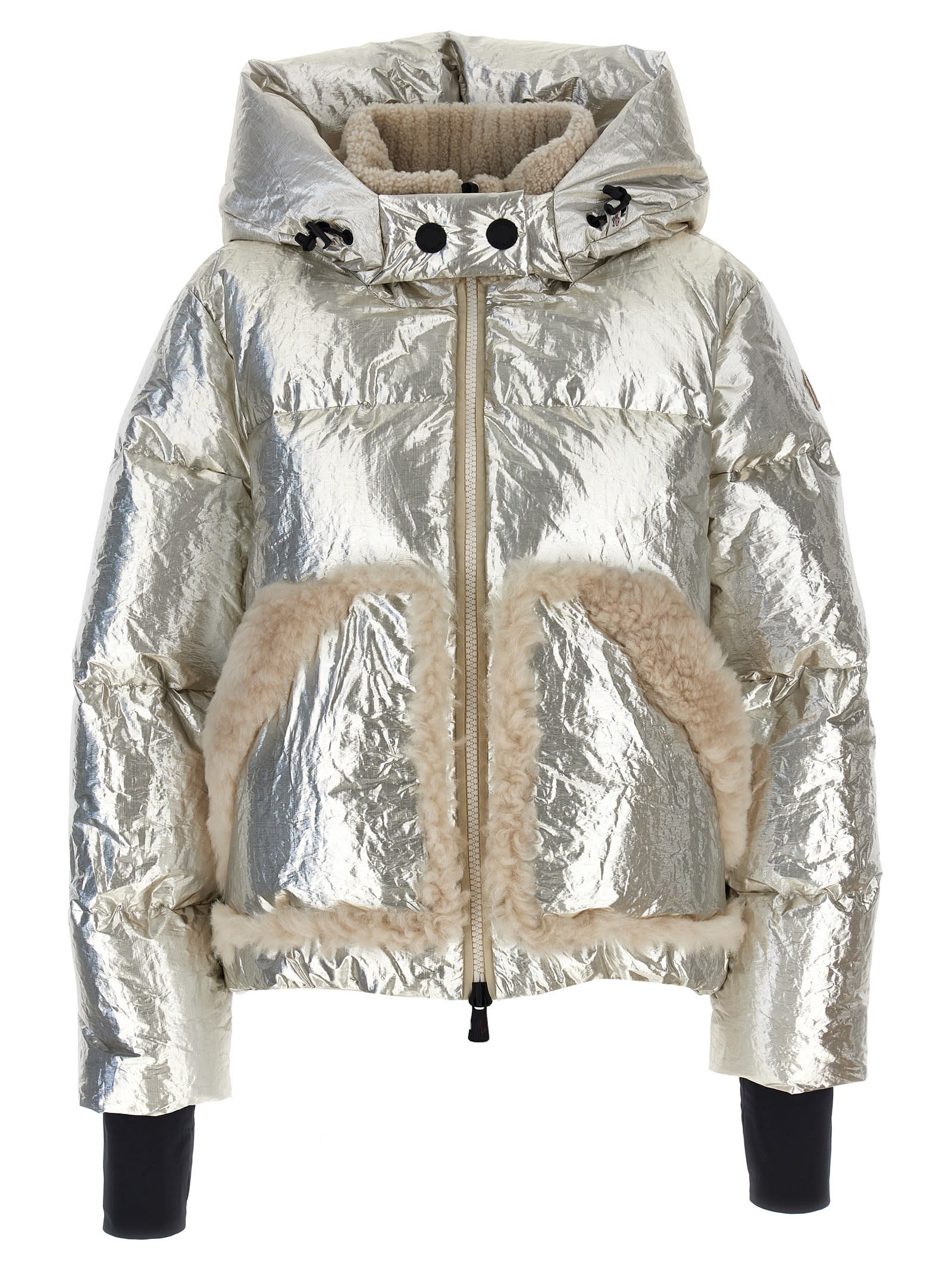 Shop Moncler Trevelin Down Jacket In Silver