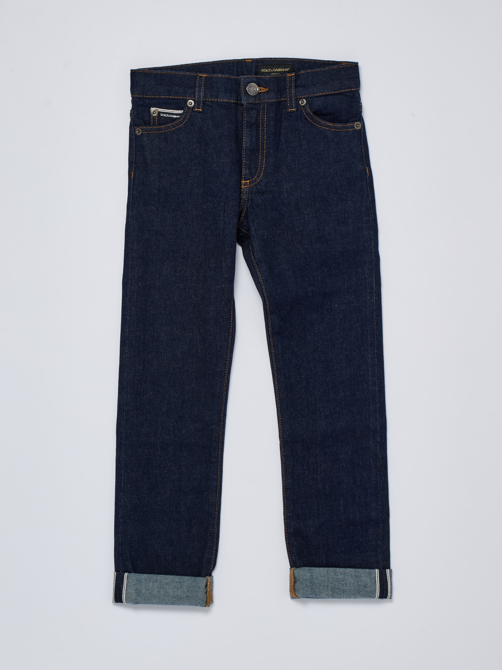 Dolce & Gabbana Kids' Jeans Jeans In Denim Scuro