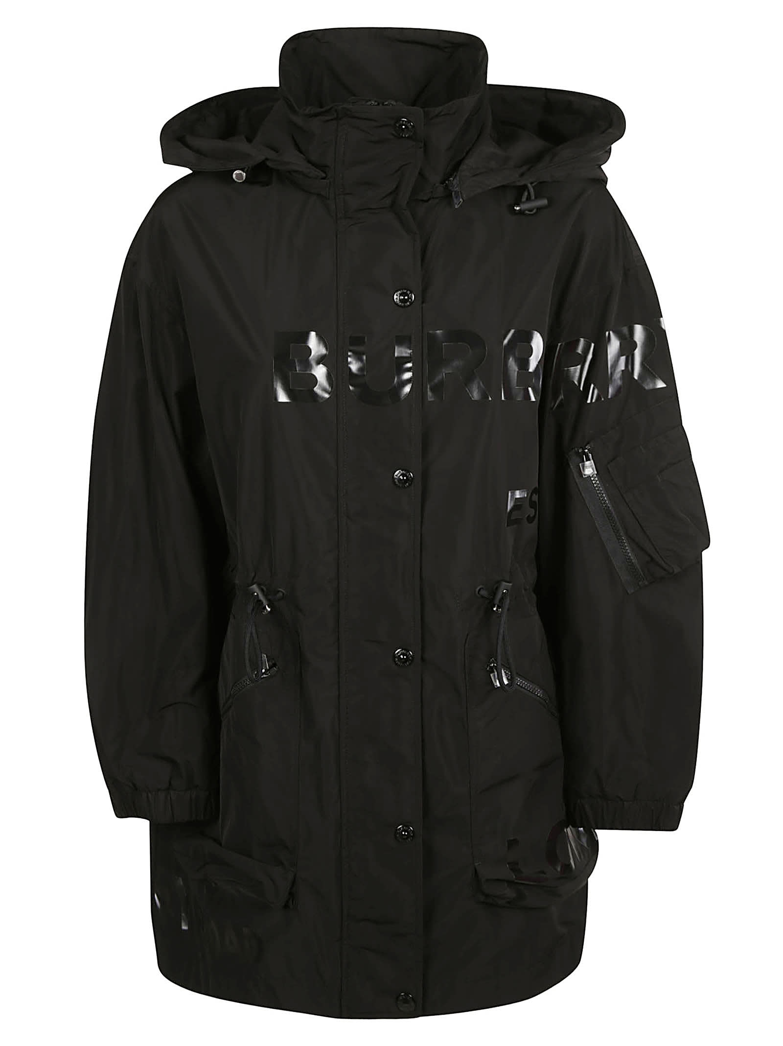 BURBERRY GLOSSY BUTTONED PARKA,11521977