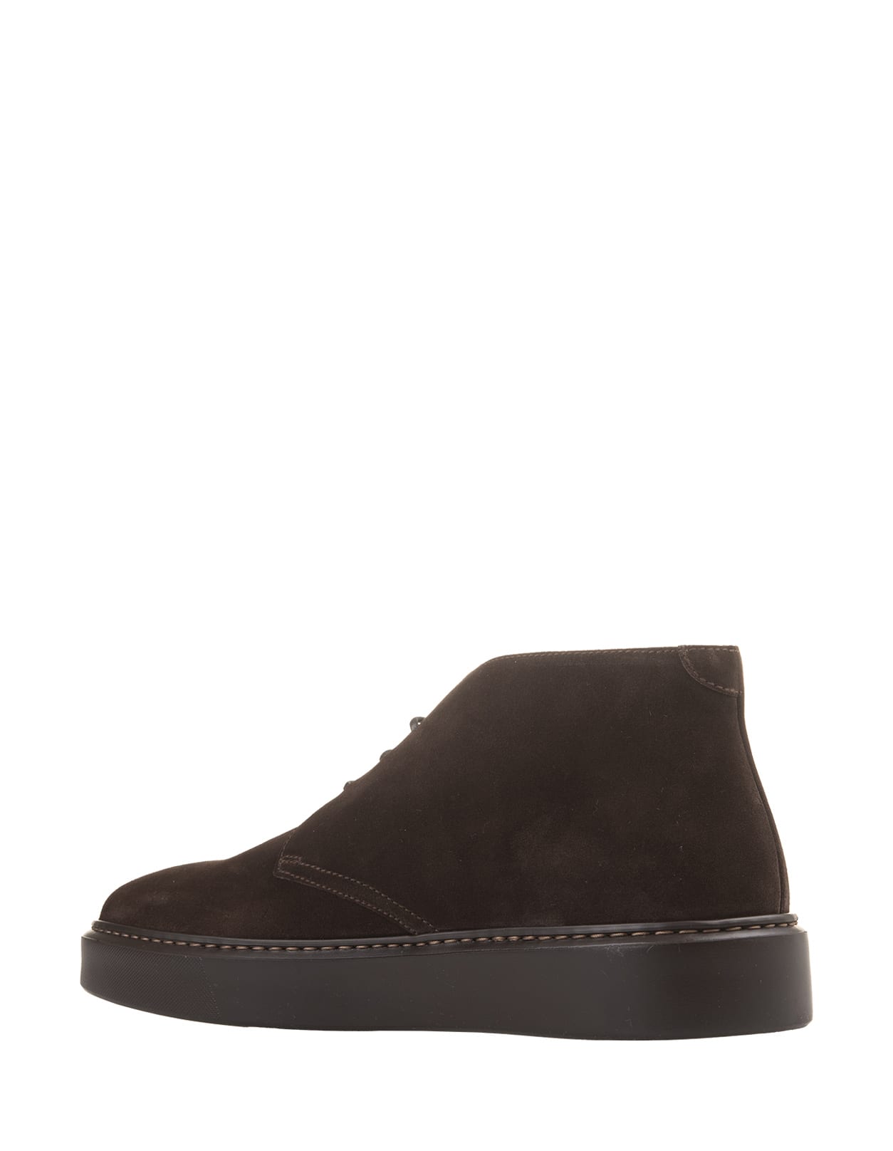 Shop Doucal's Brown Suede Chukka Ankle Boots