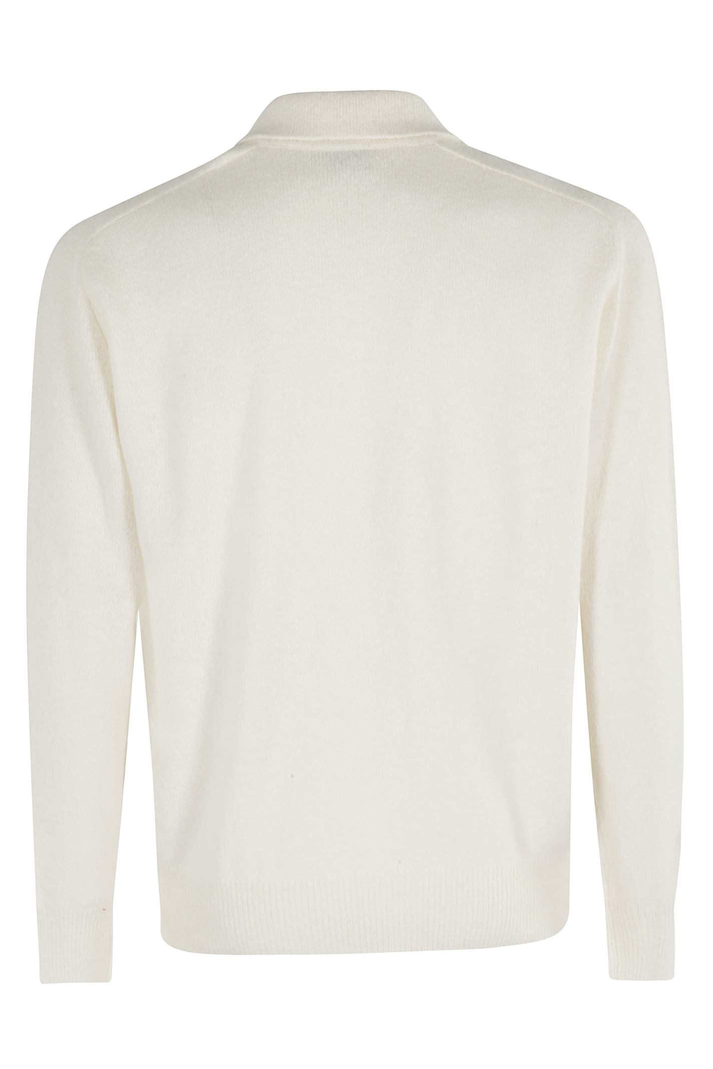 Eleventy Maglia Polo 4 Bottoni In White