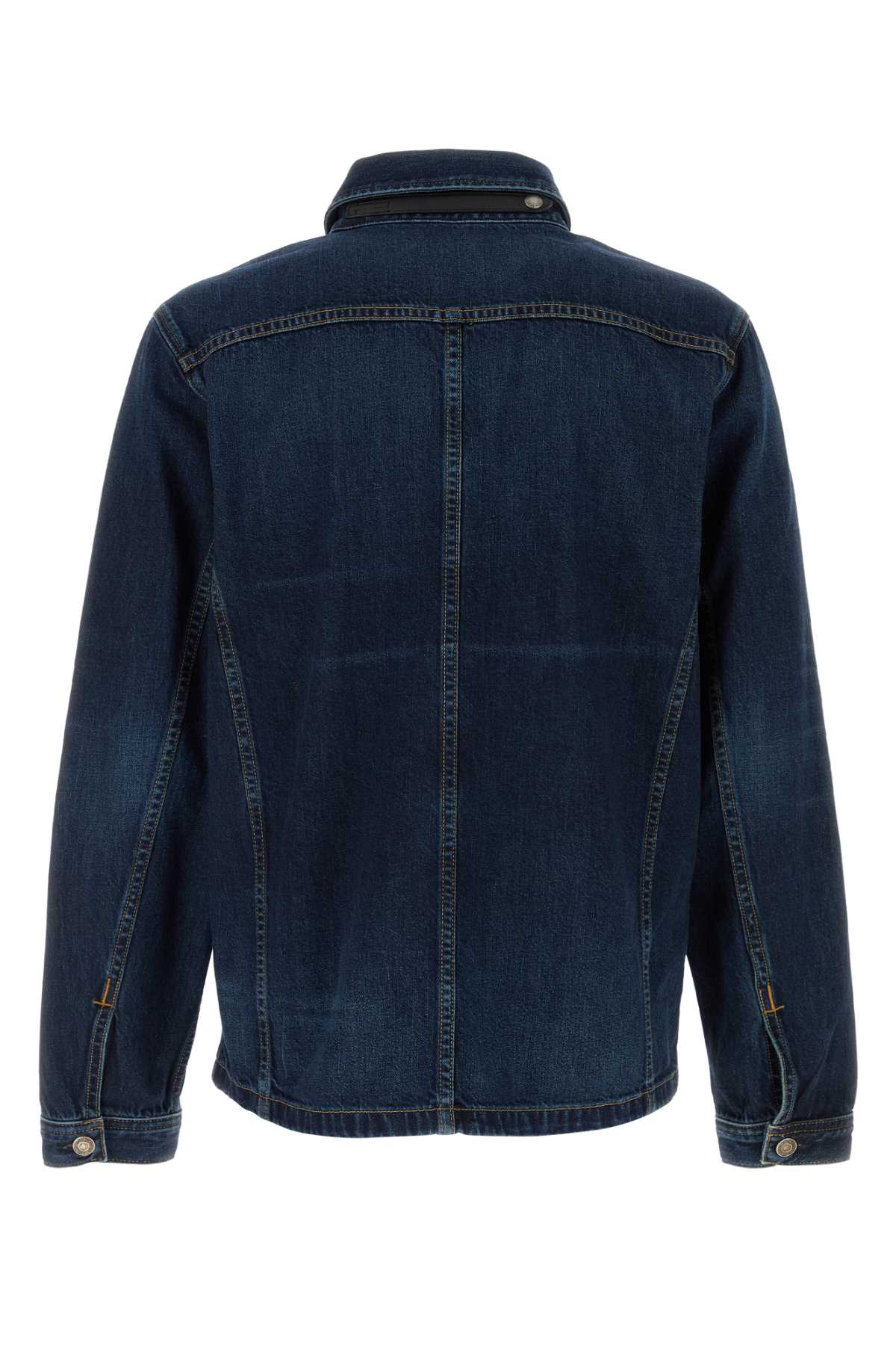 Shop Tom Ford Denim Jacket In Blue