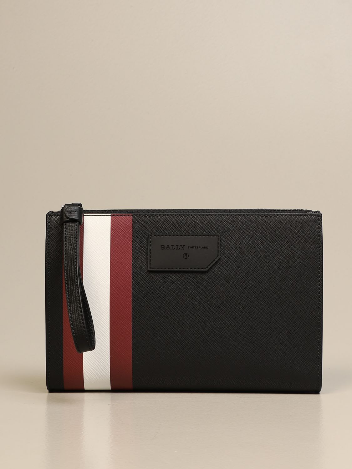Bally Briefcase Skid Bally Clutch Bag In Coated Canvas With Trainspotting
