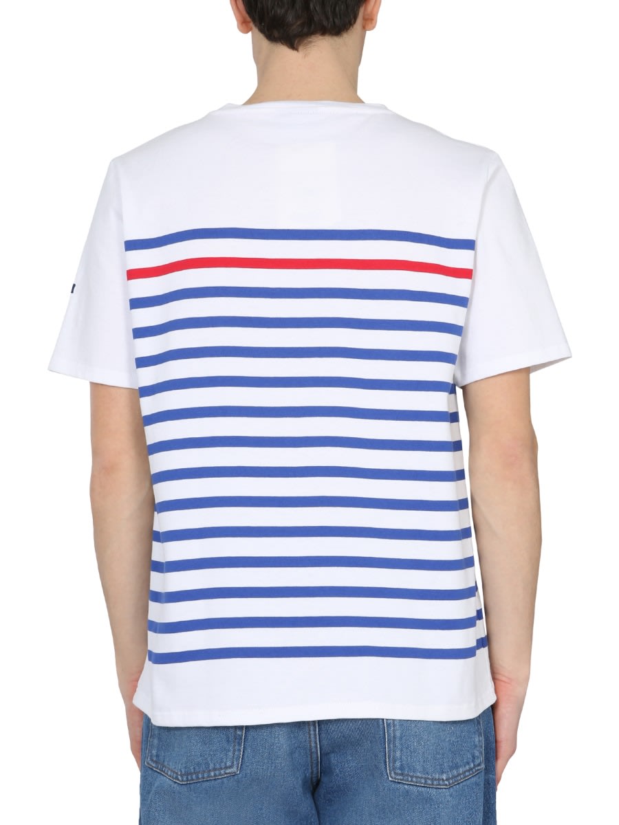 Shop Saint James Naval Ray Rge Mc T-shirt In Multicolour
